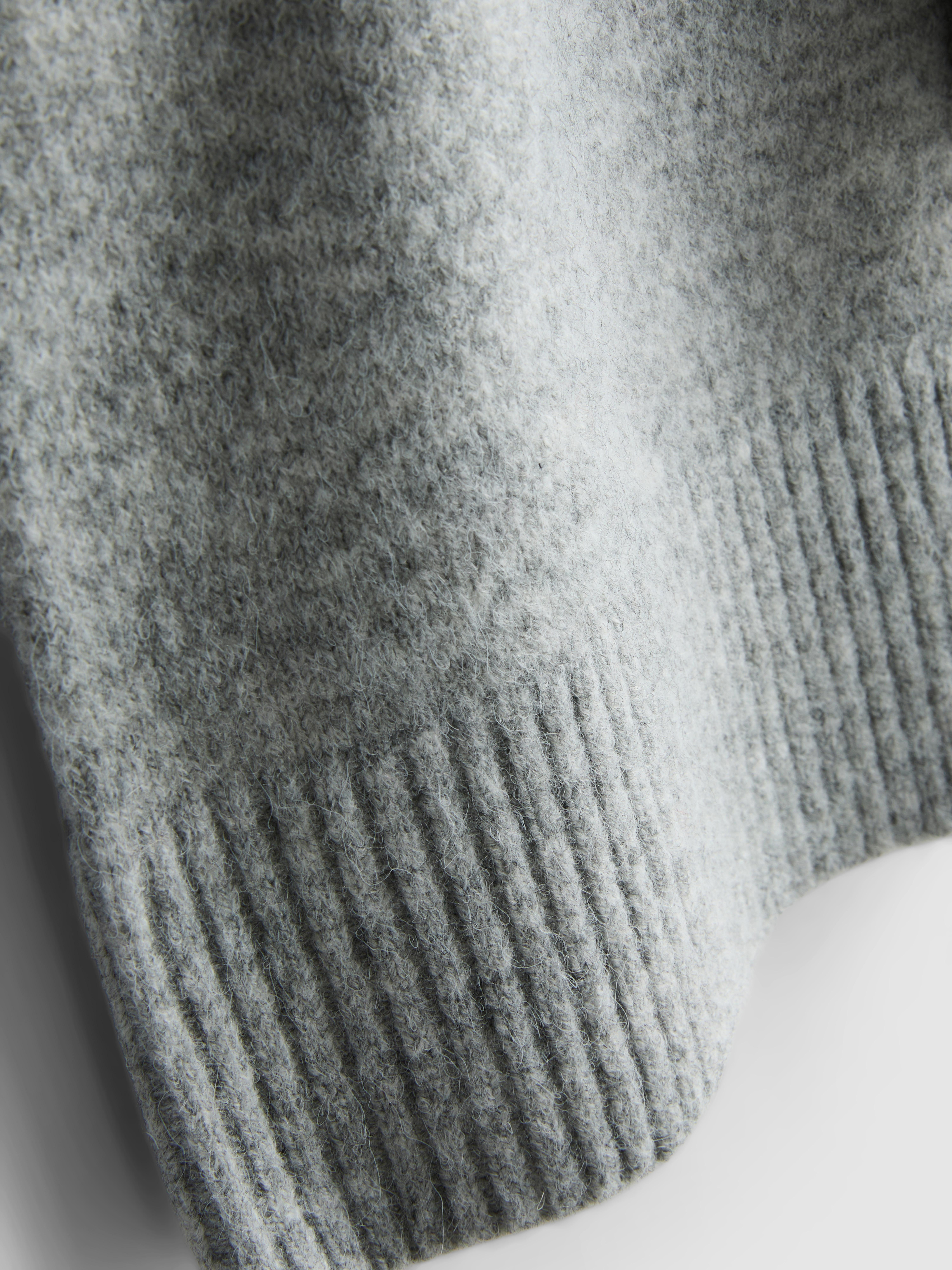 Knitted Tie Neck Tee