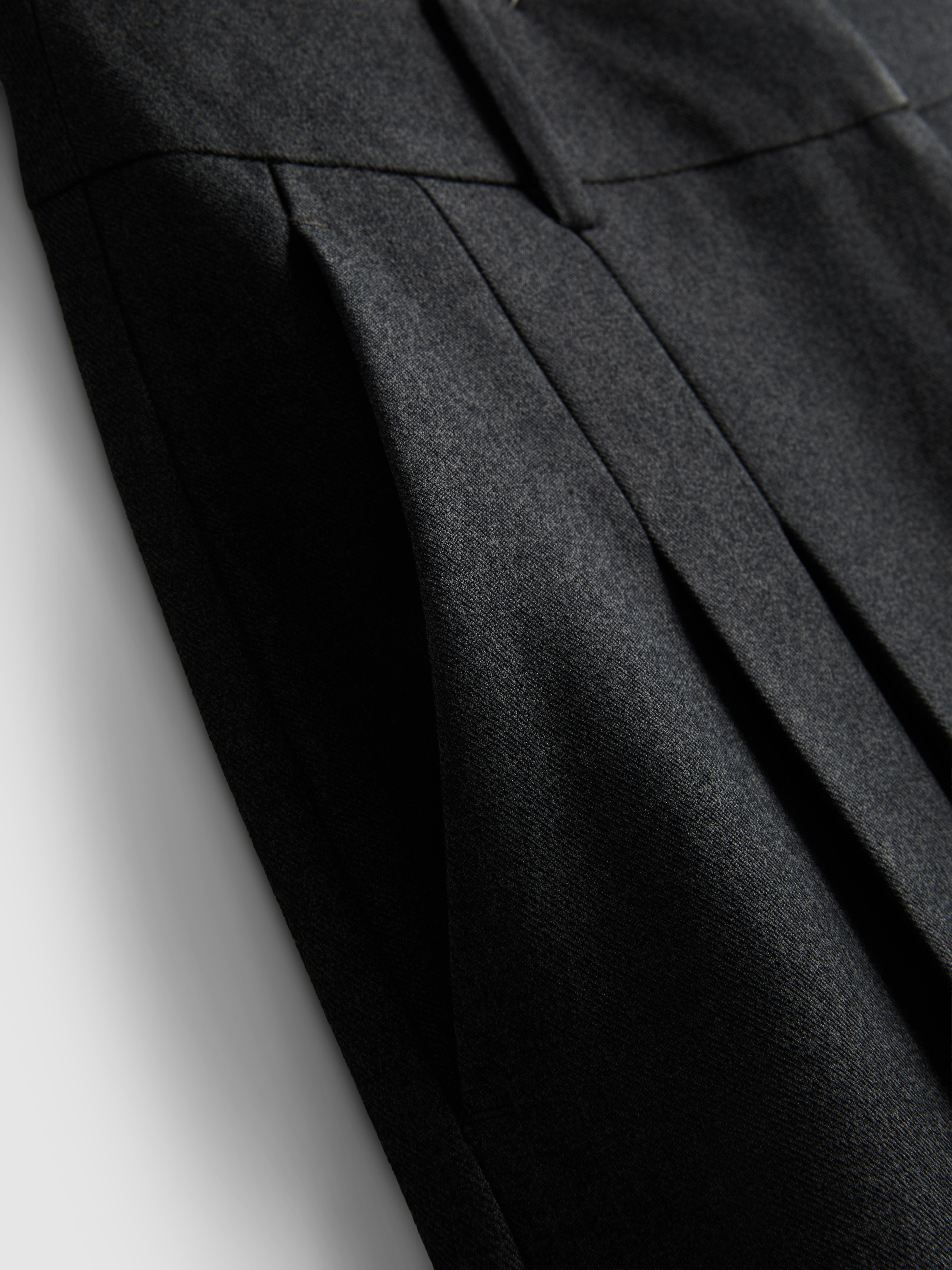 Pleated Culotte Pants