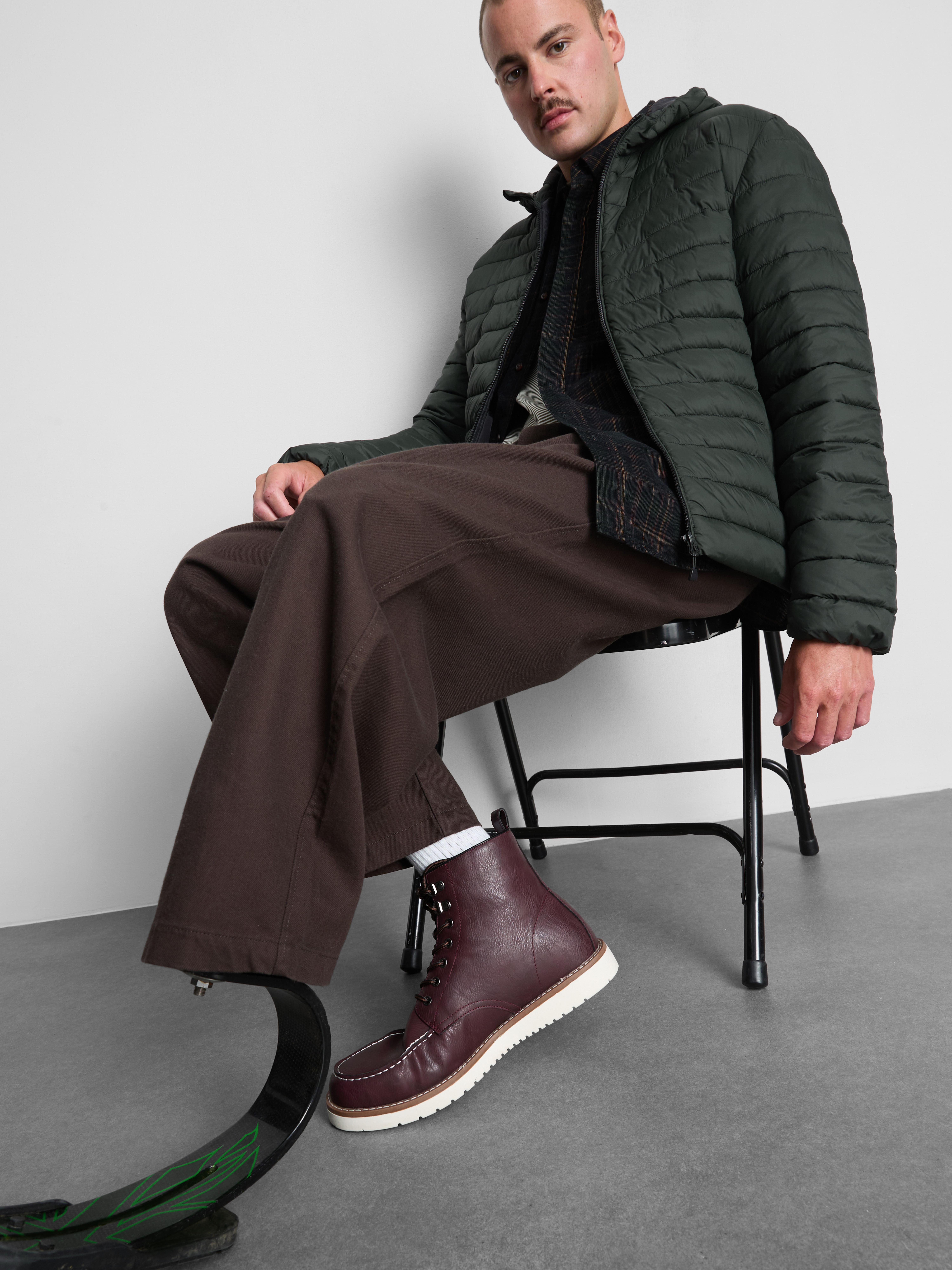 Chaqueta acolchada con capucha