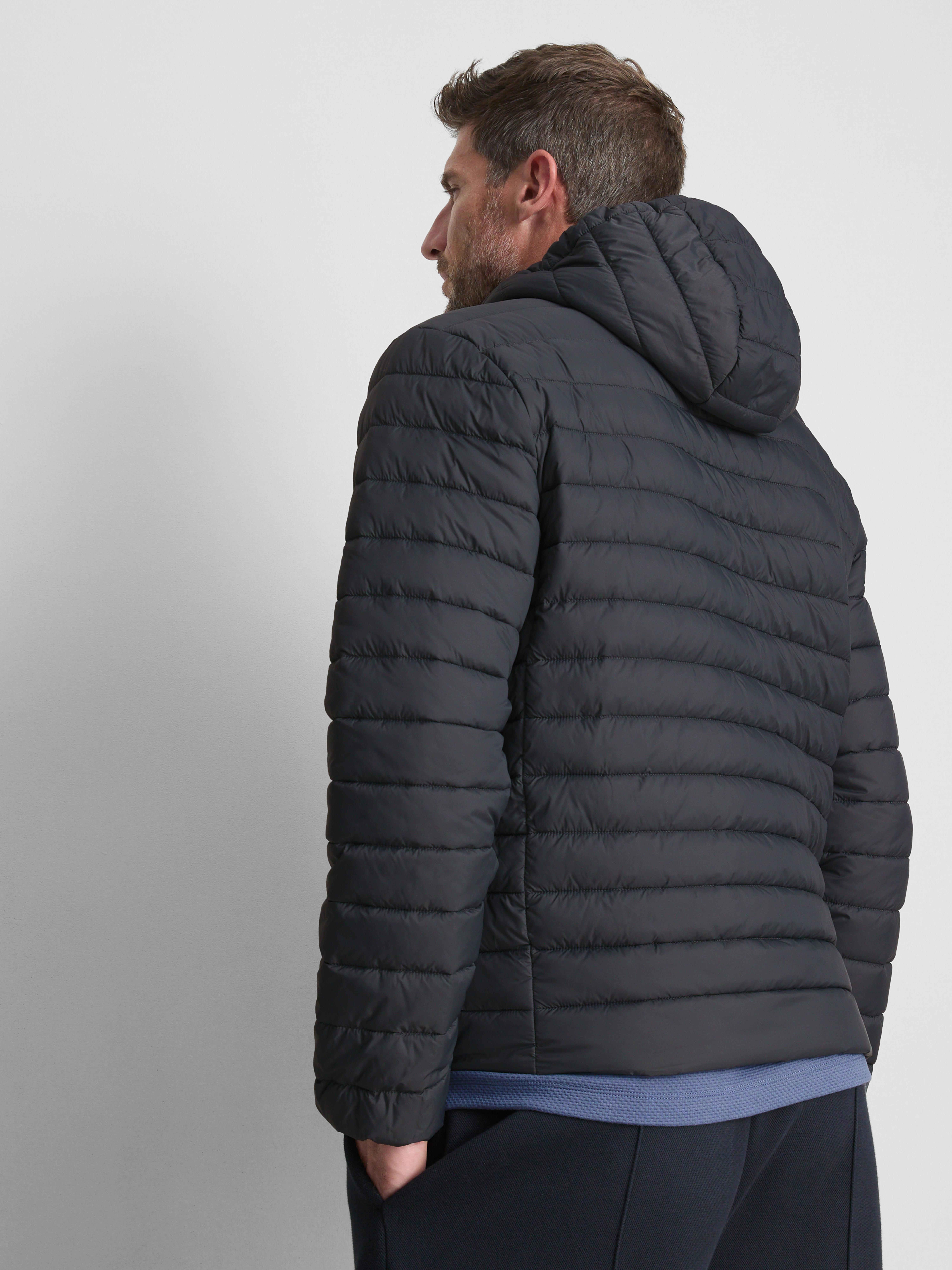 Wattierte Jacke mit Kapuze