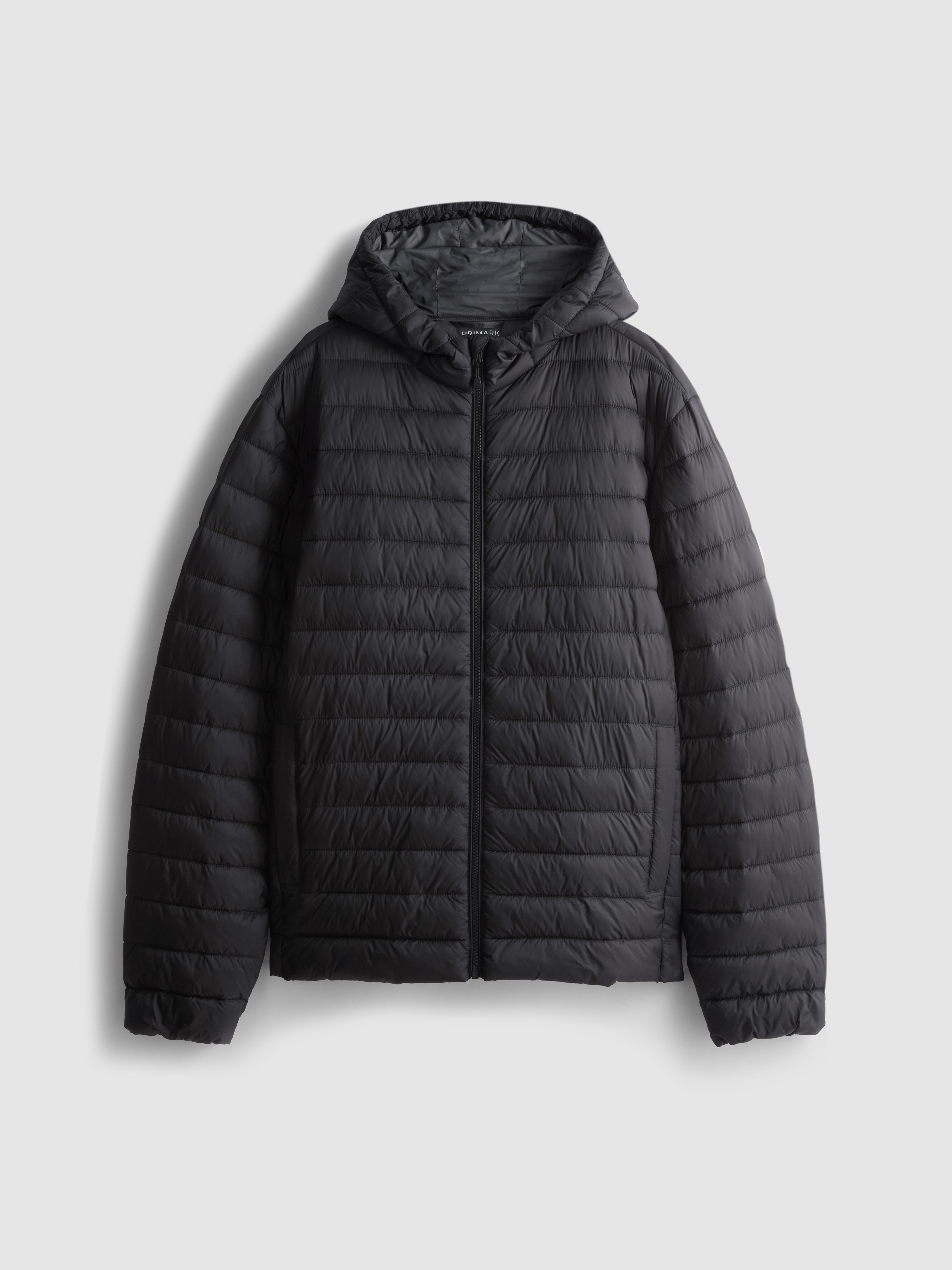 Wattierte Jacke mit Kapuze