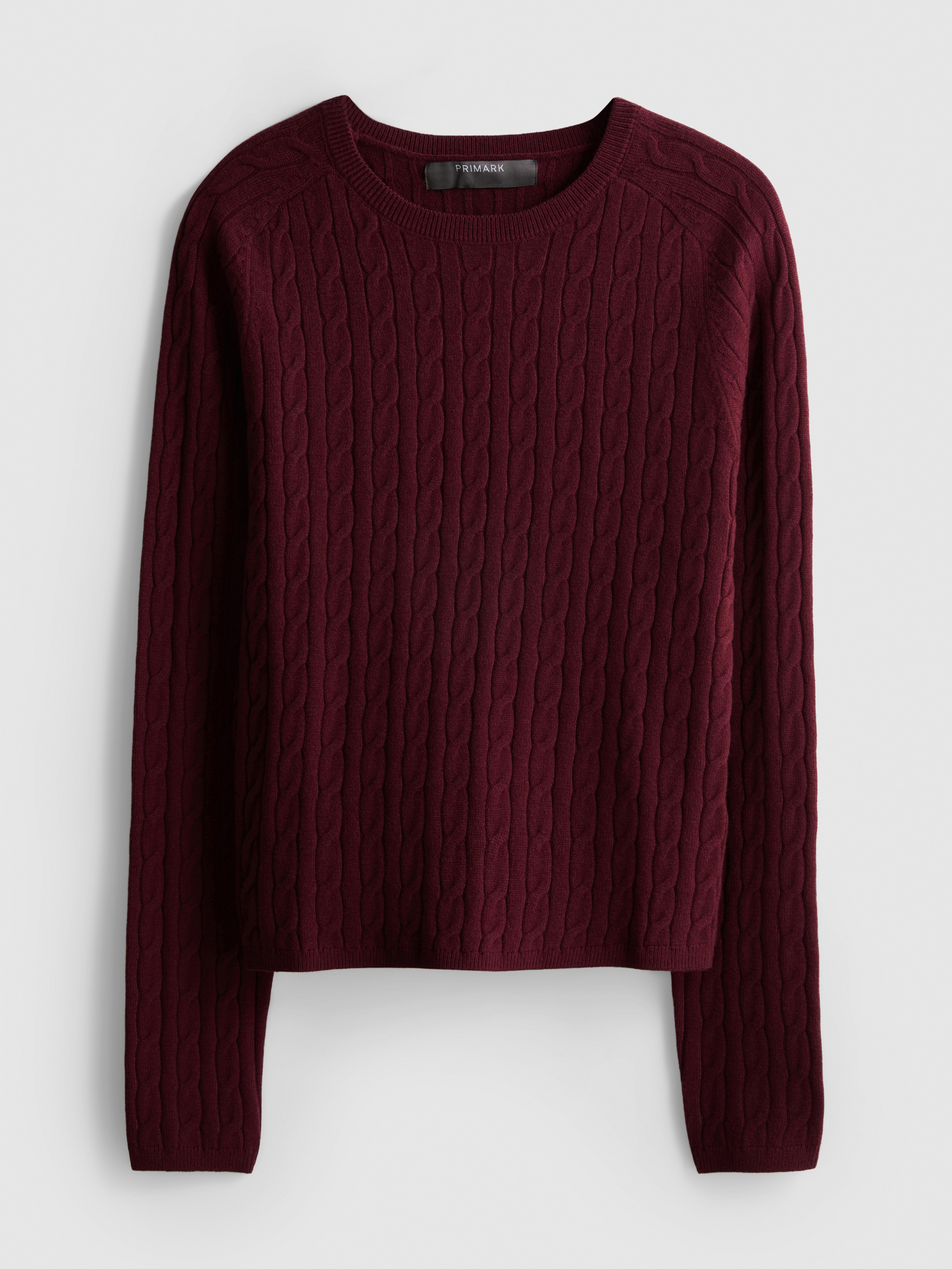 Cable Knit Crew Neck Jumper