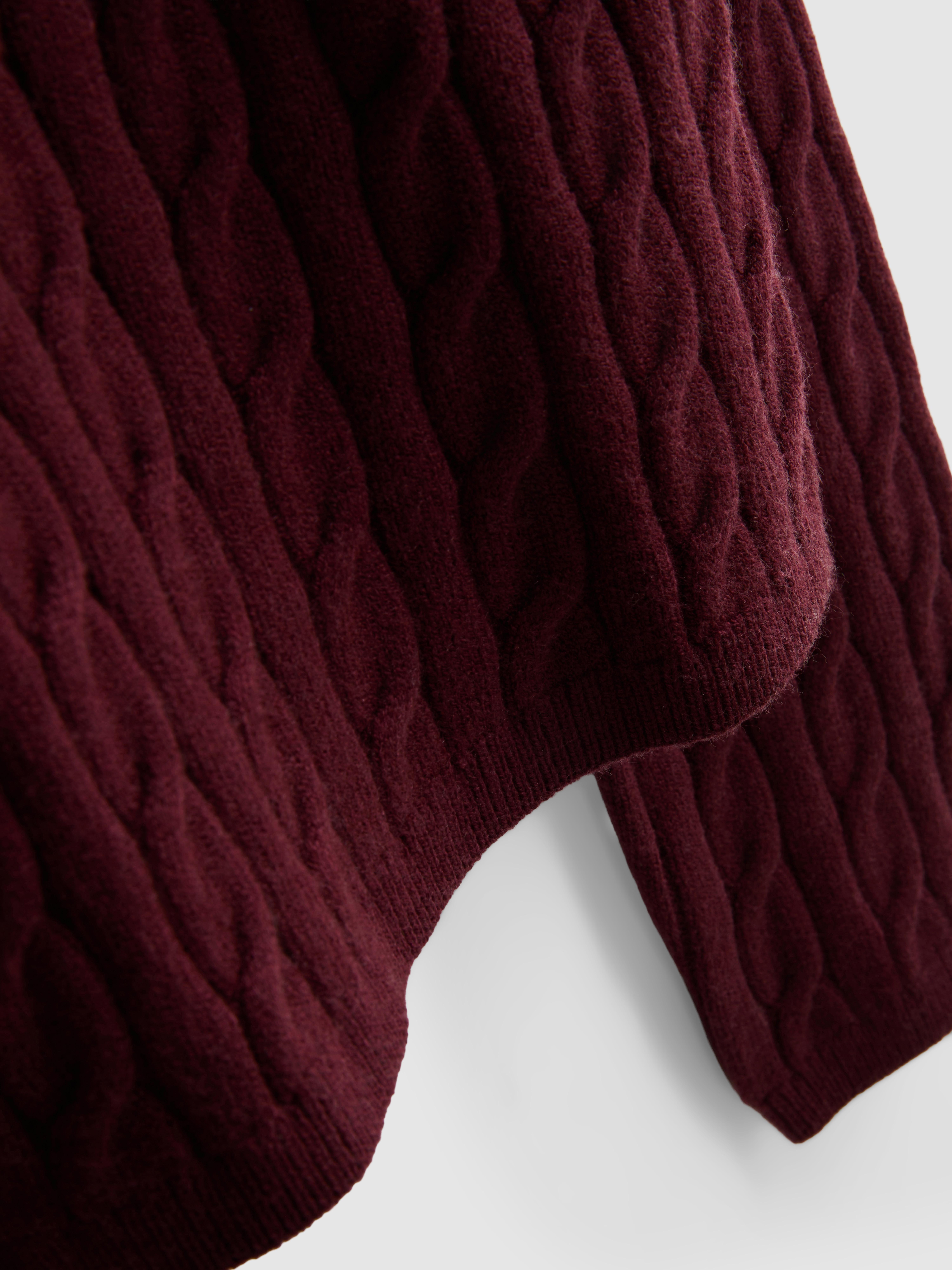 Cable Knit Crew Neck Jumper