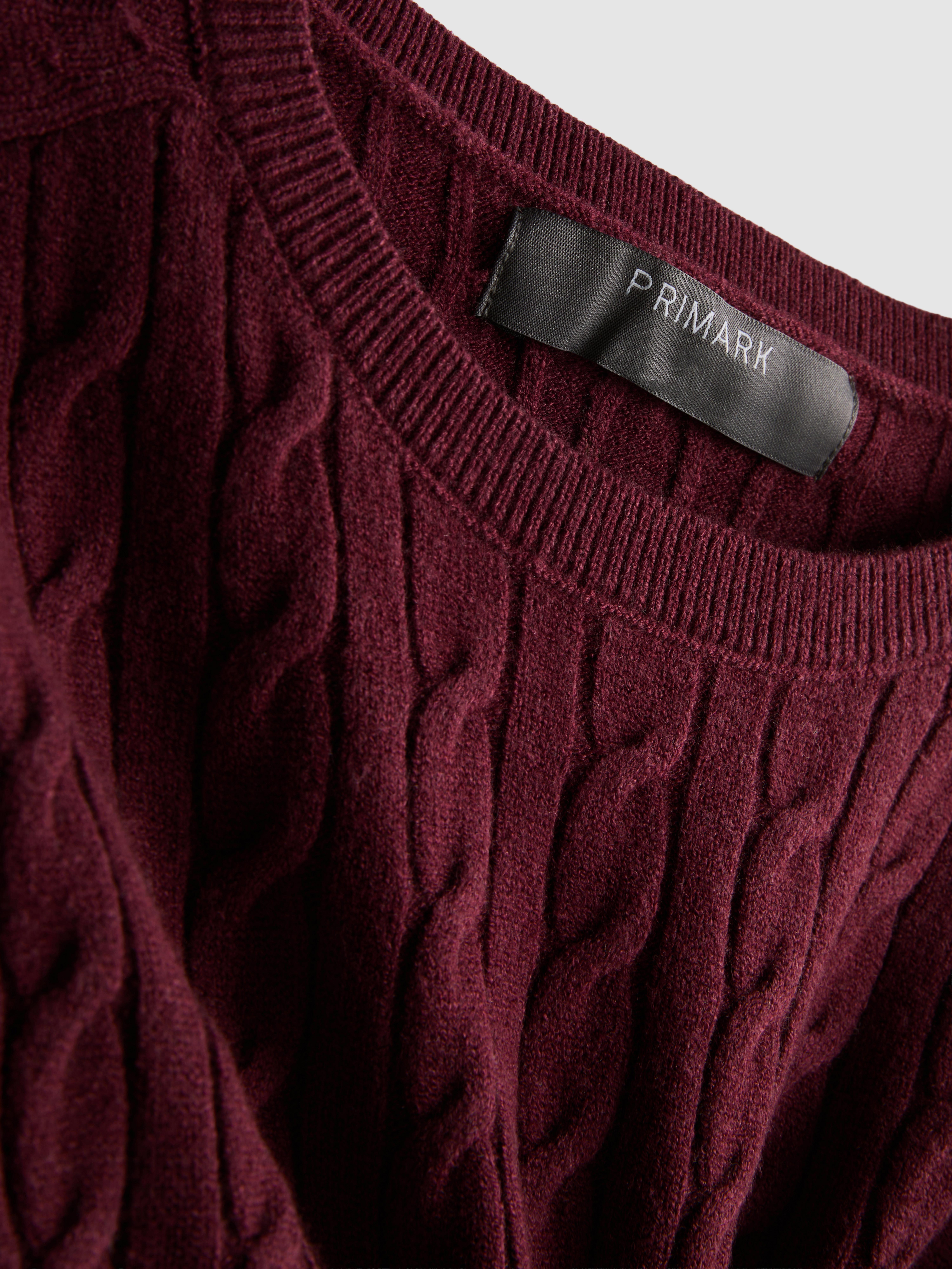 Cable Knit Crew Neck Jumper
