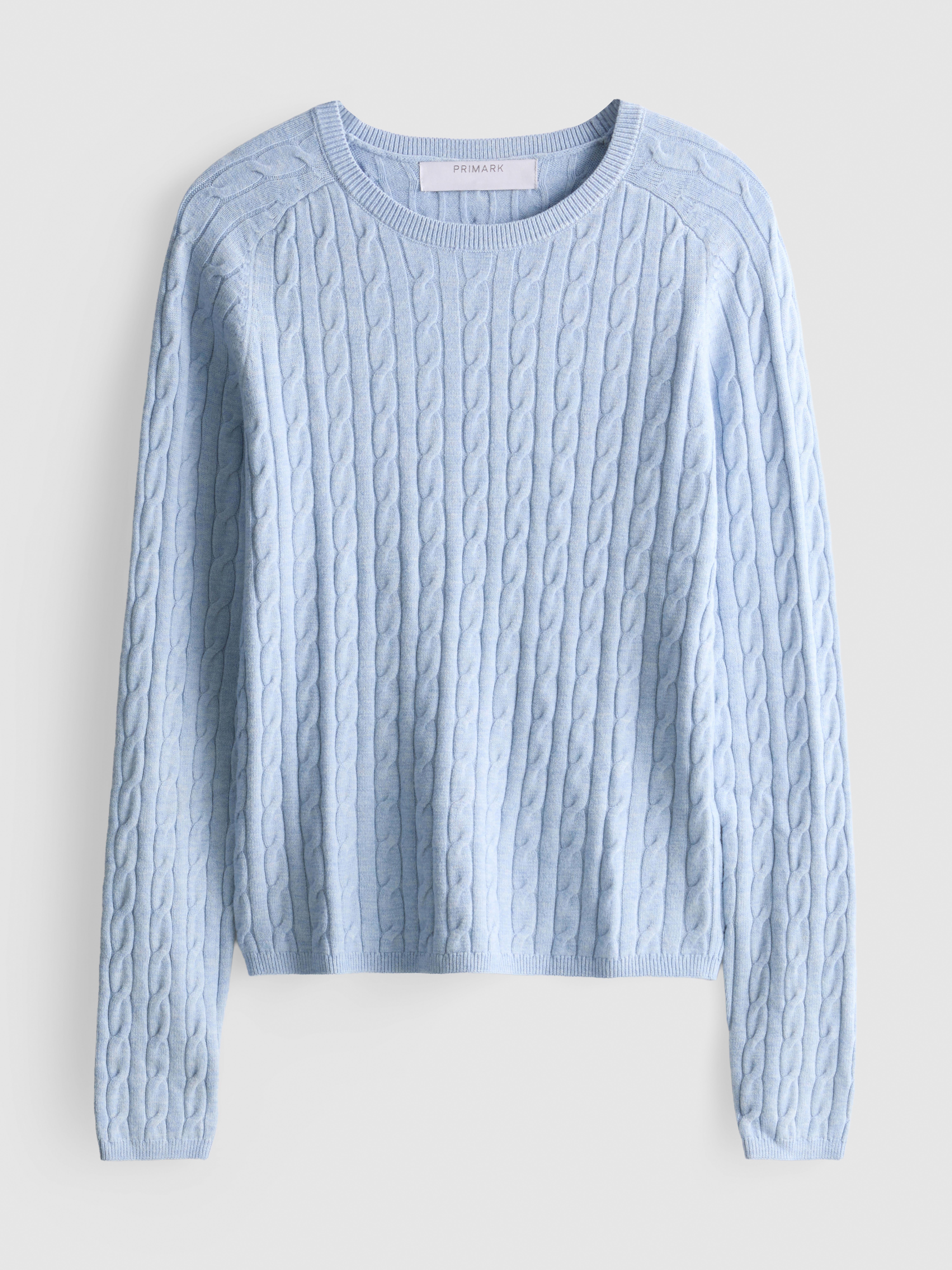 Cable Knit Crew Neck Sweater
