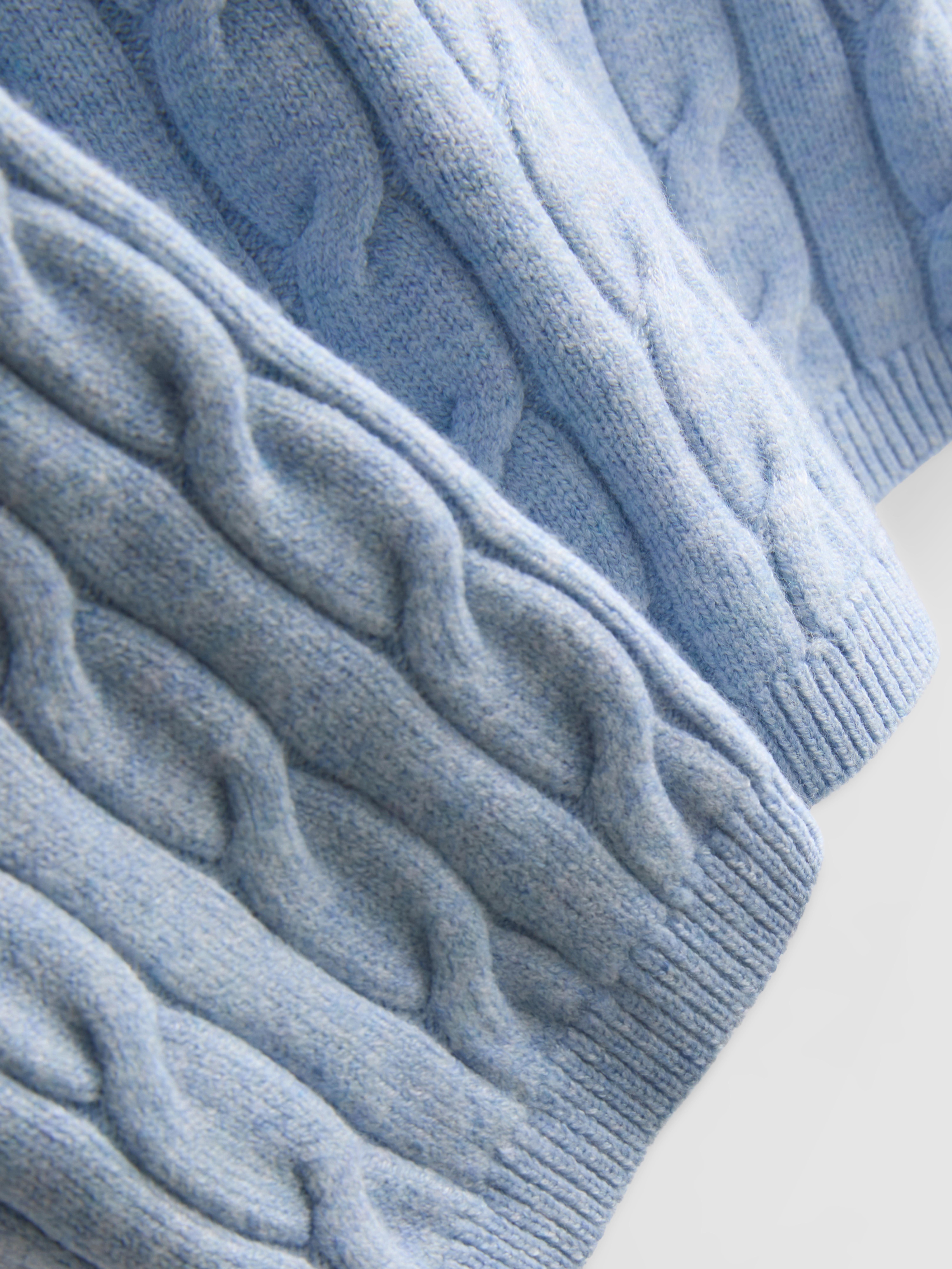 Cable Knit Crew Neck Sweater