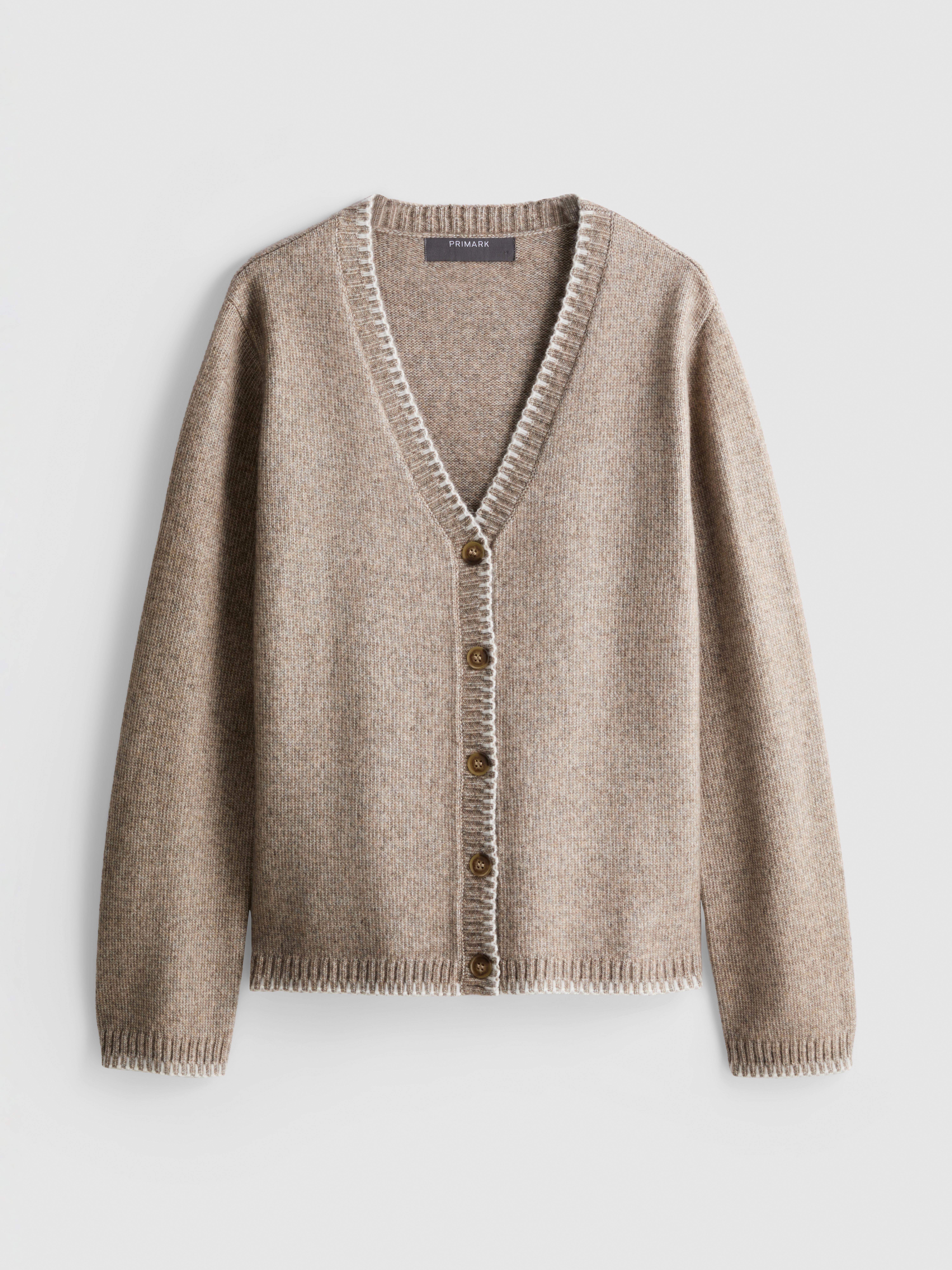 Halo Stitch V-Neck Cardigan