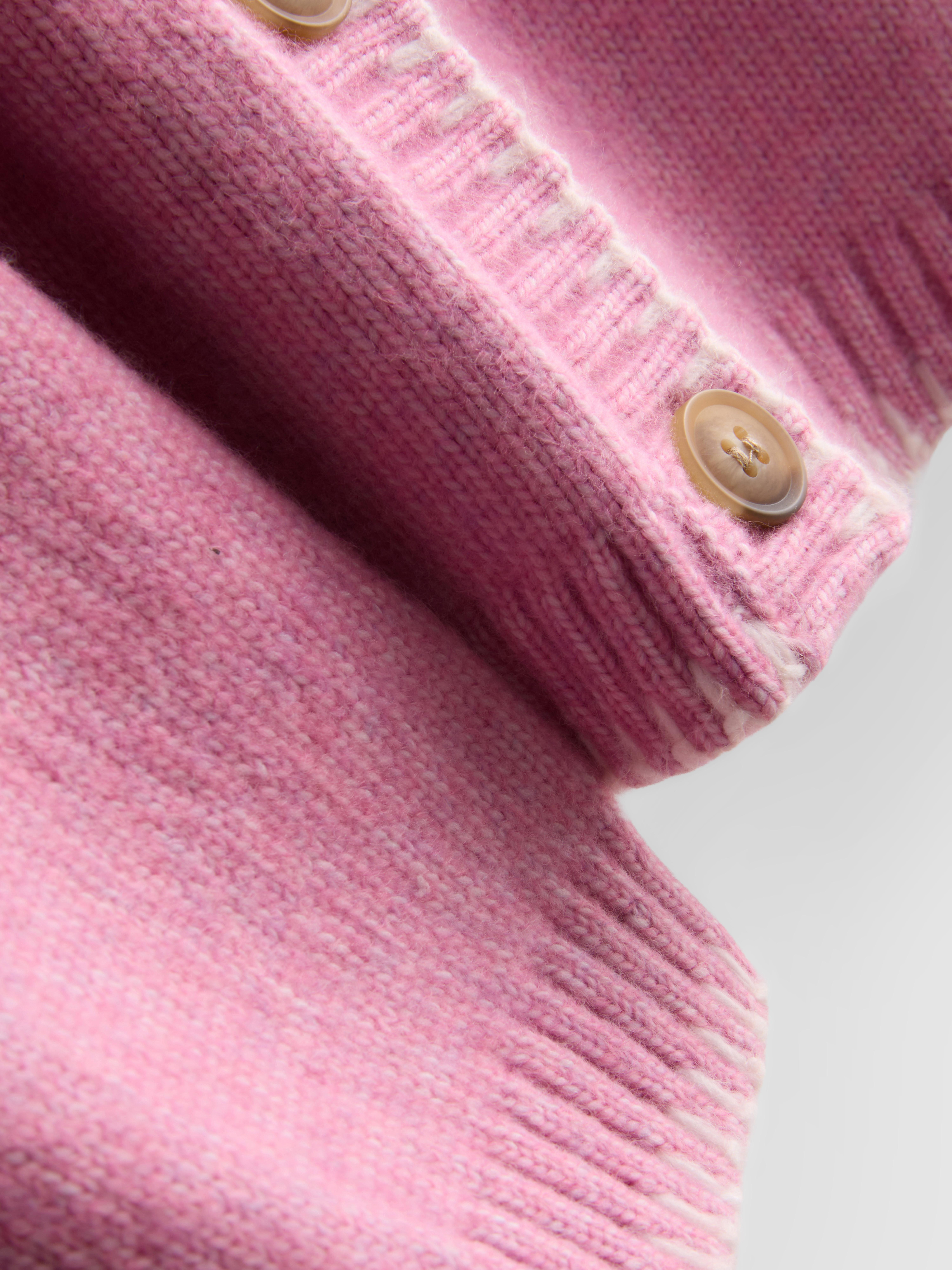 „Halo Stitch“ Cardigan mit V-Ausschnitt