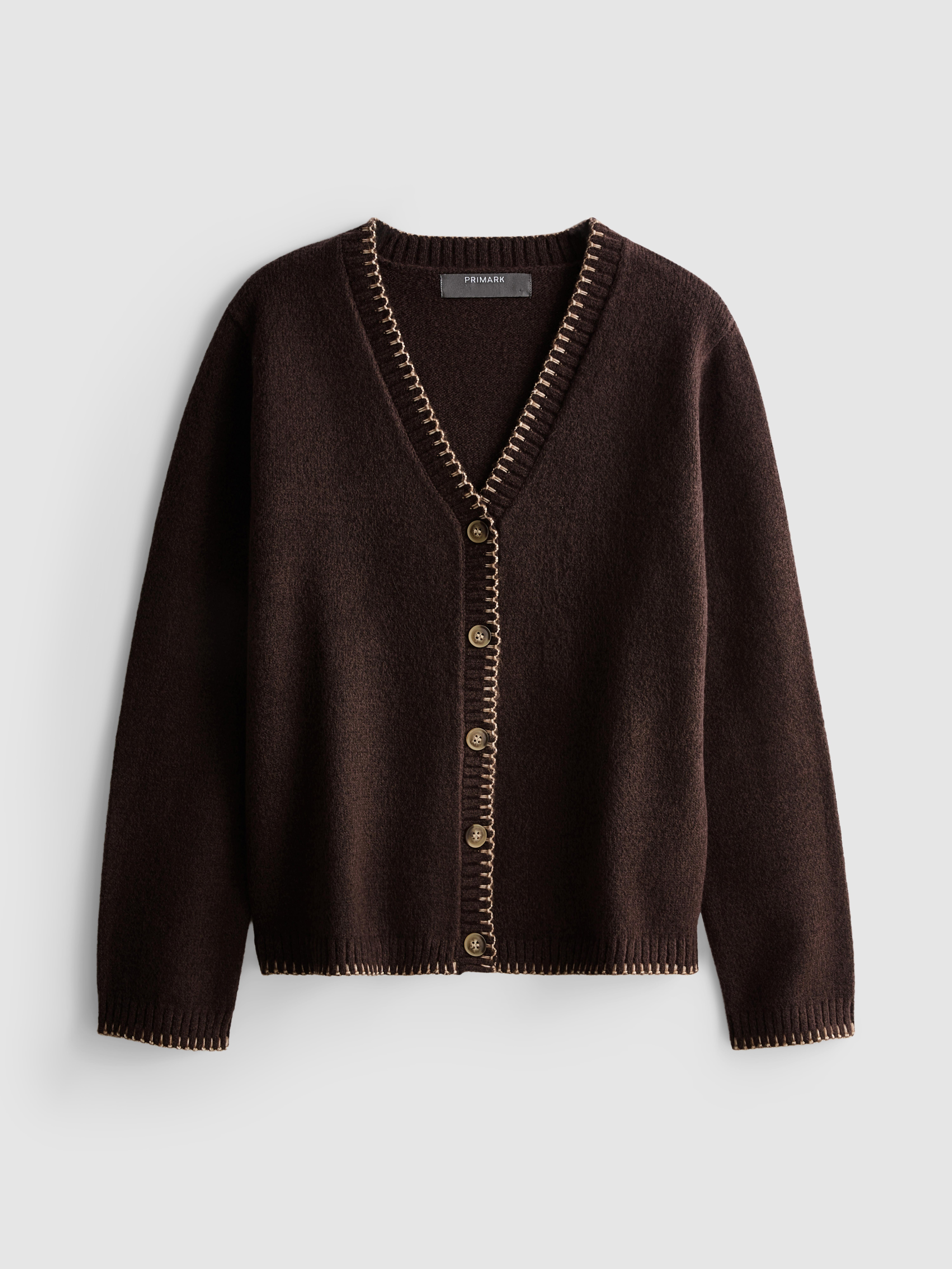 Halo Stitch V-Neck Cardigan