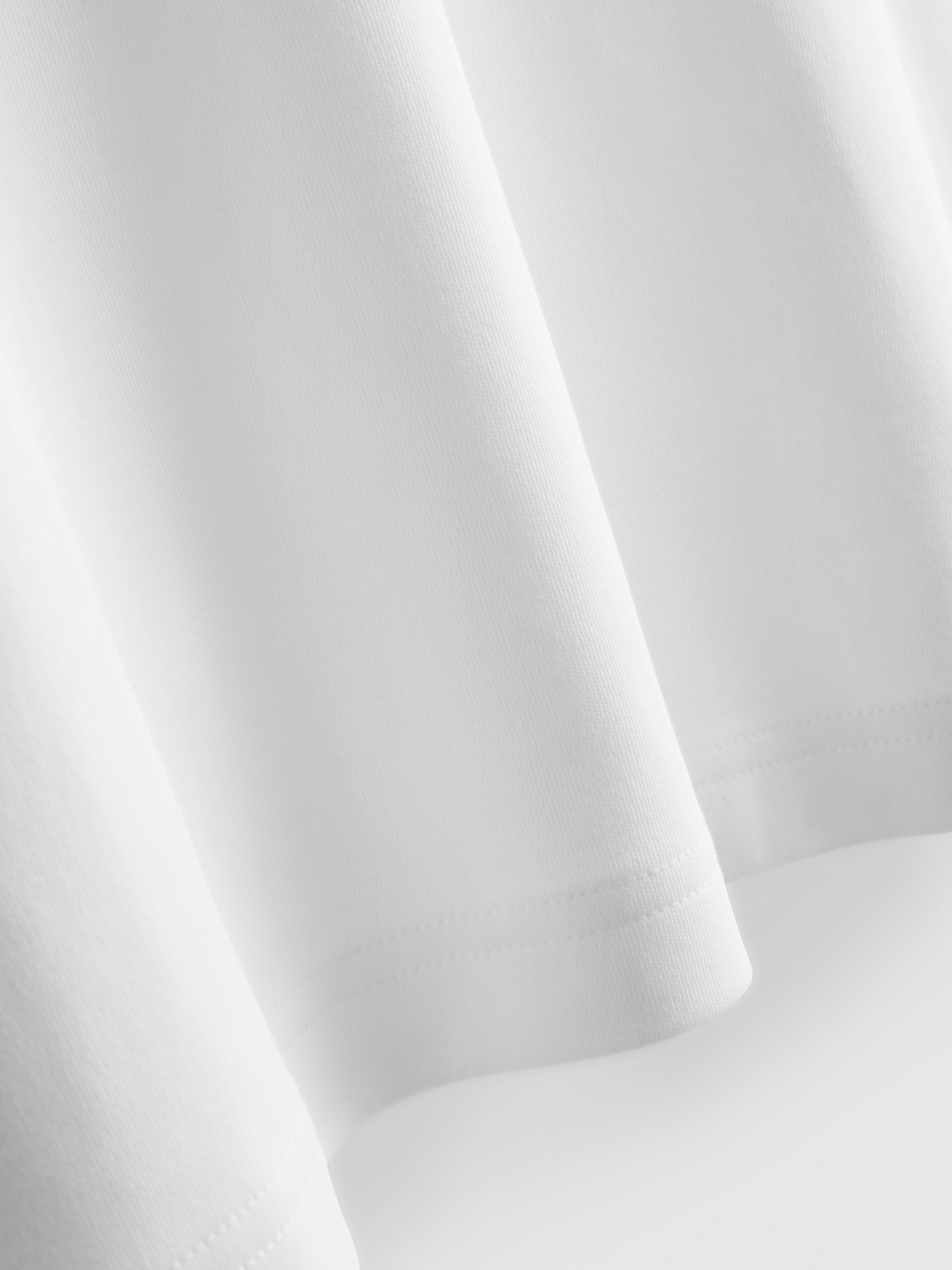 T-Shirt mit Schulterpolstern aus reiner Baumwolle