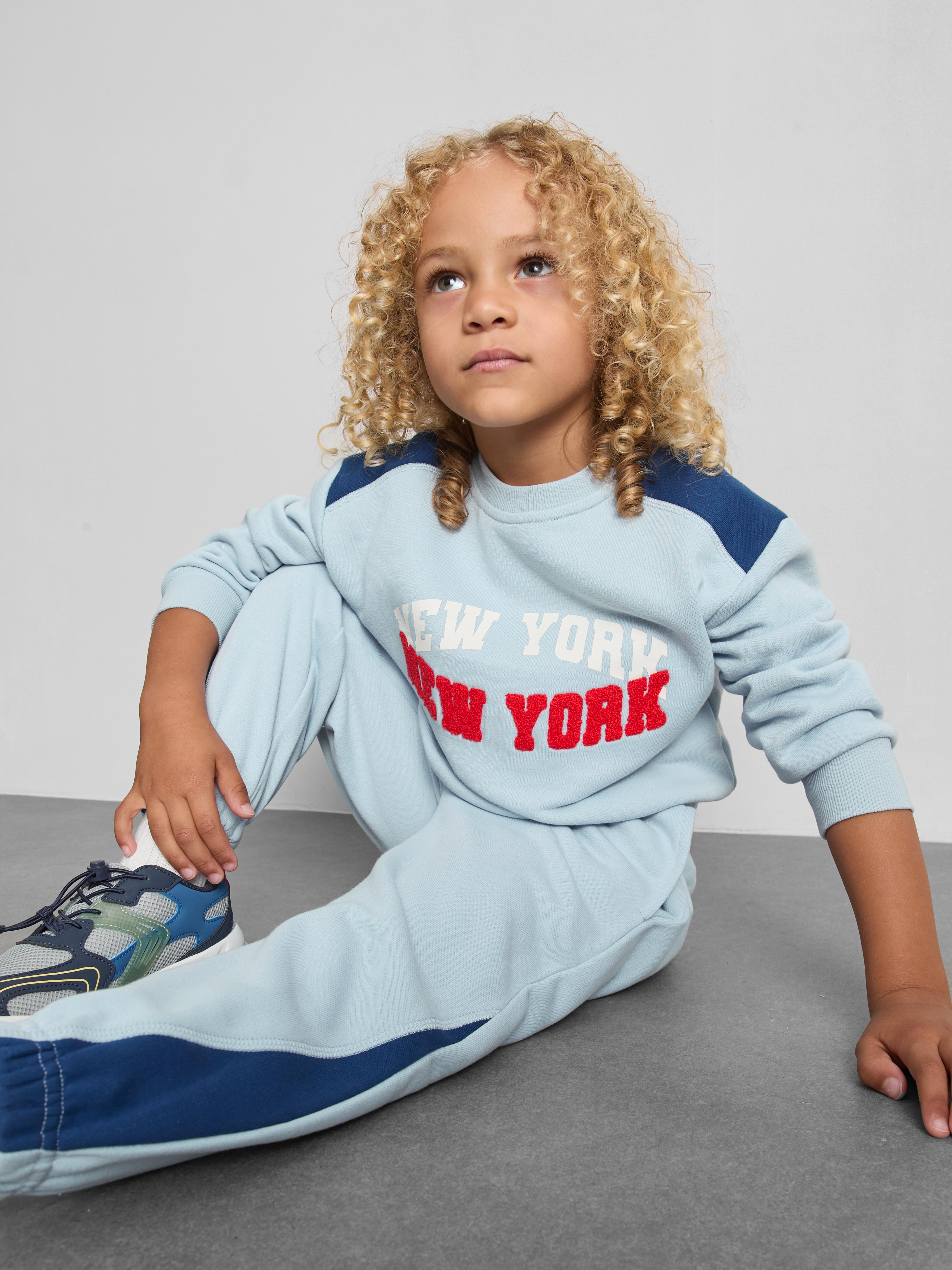 1-9 jr | Katoenrijk sweatshirt en joggingbroek