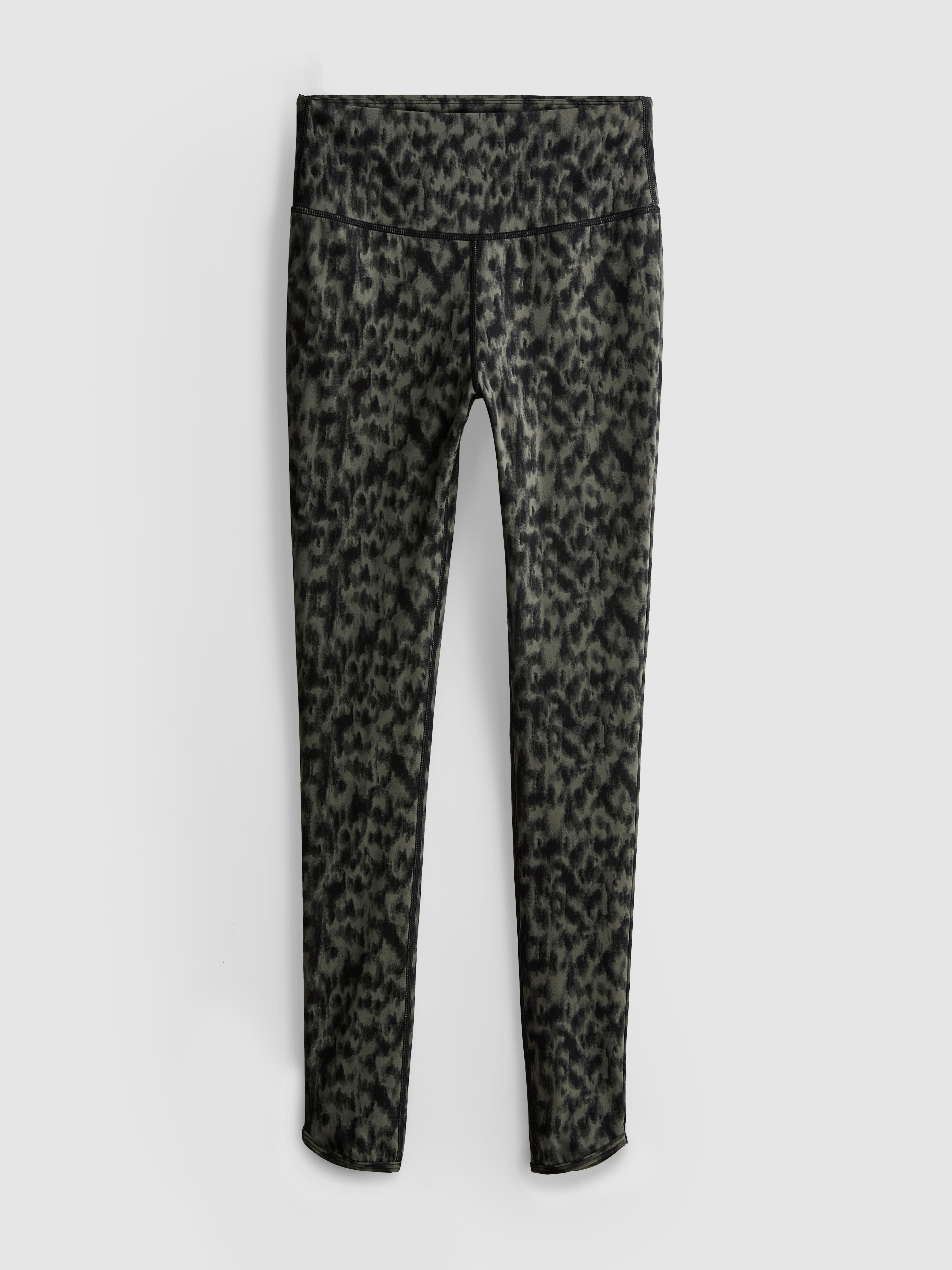 High-Waisted Leopard Print Active Leggings