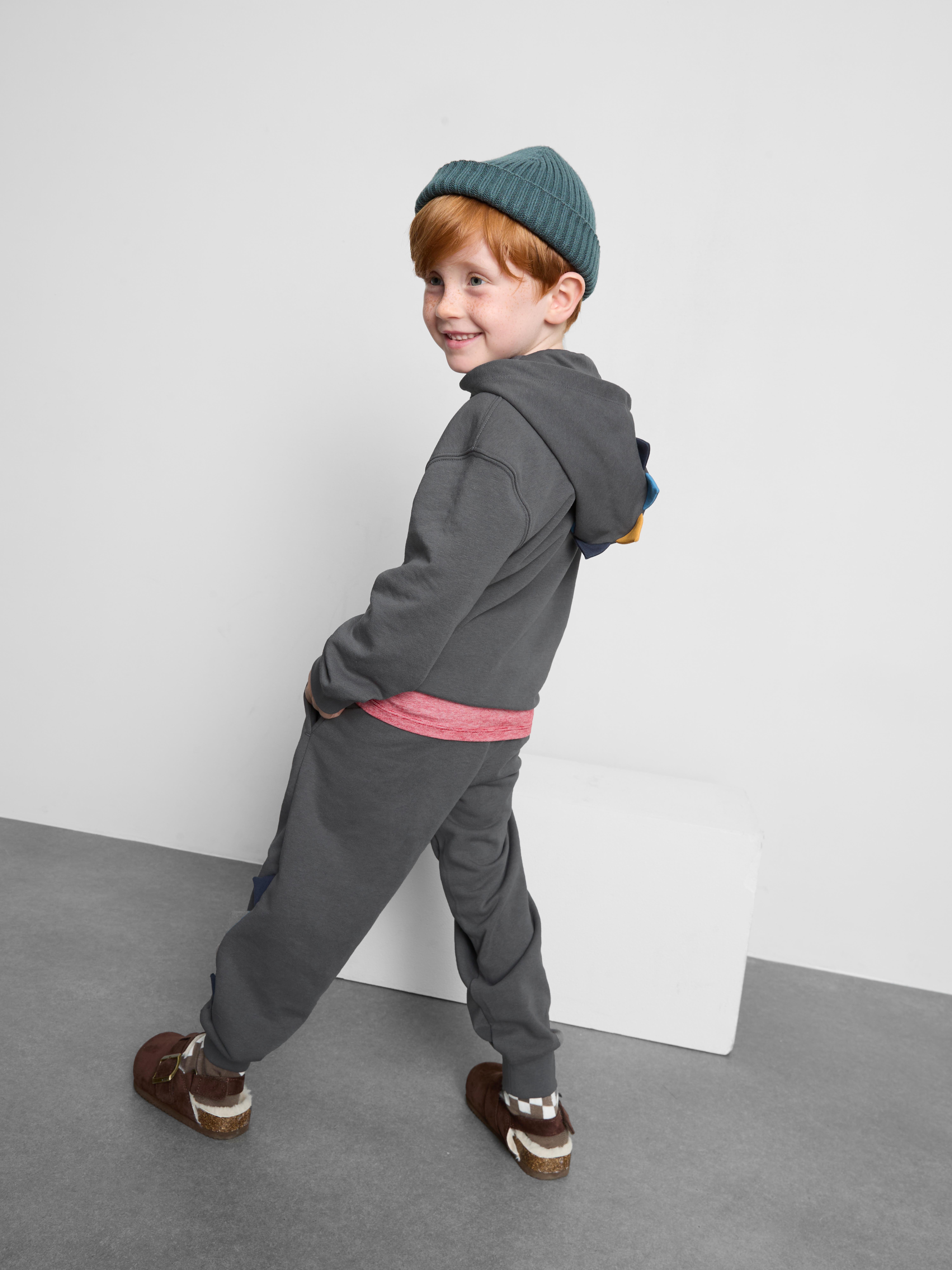 1-9yrs | Dinosaur Hoodie and Cuffed Joggers Set