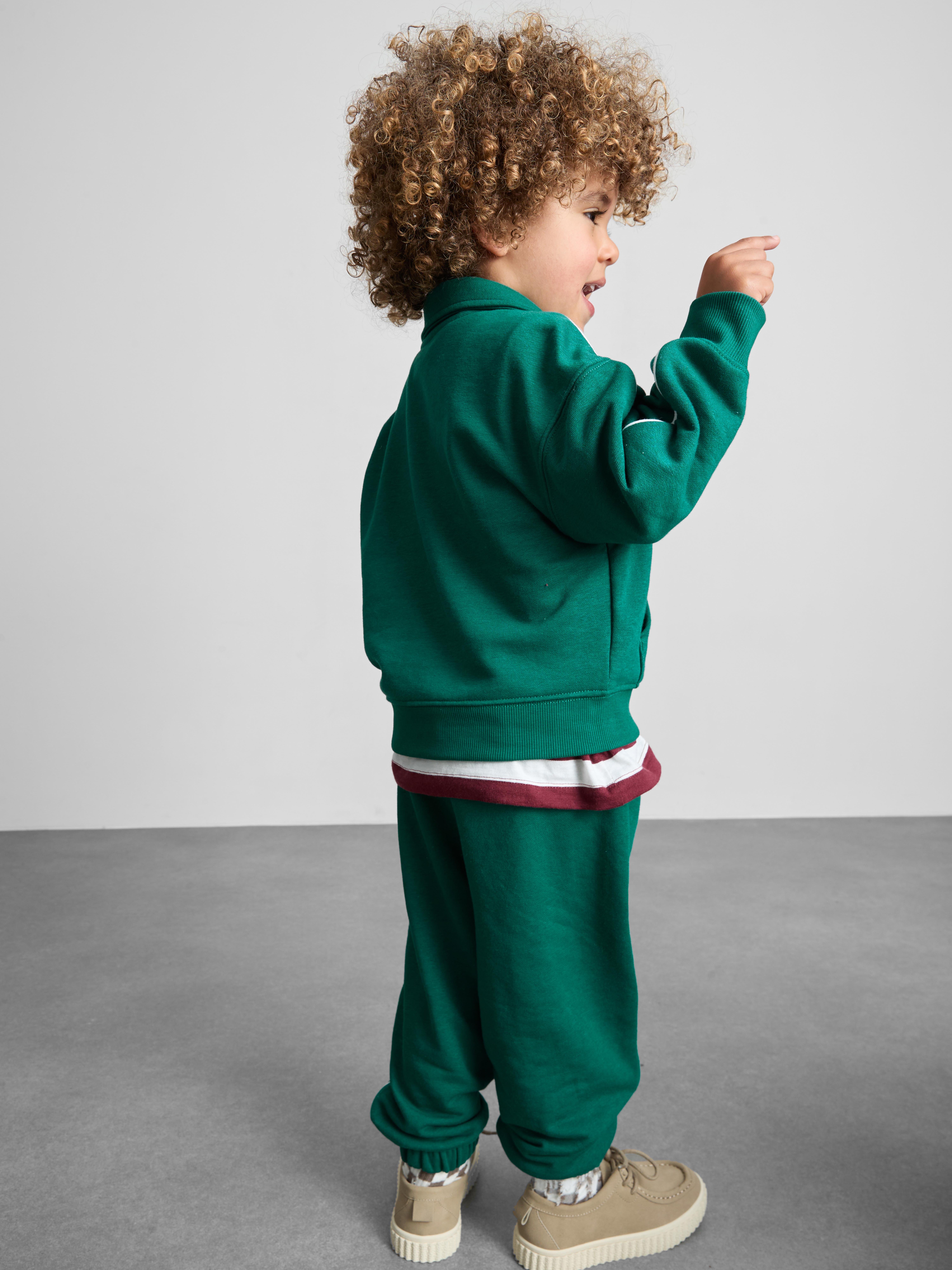 1-9 anni | Set felpa polo e pantaloni da tuta