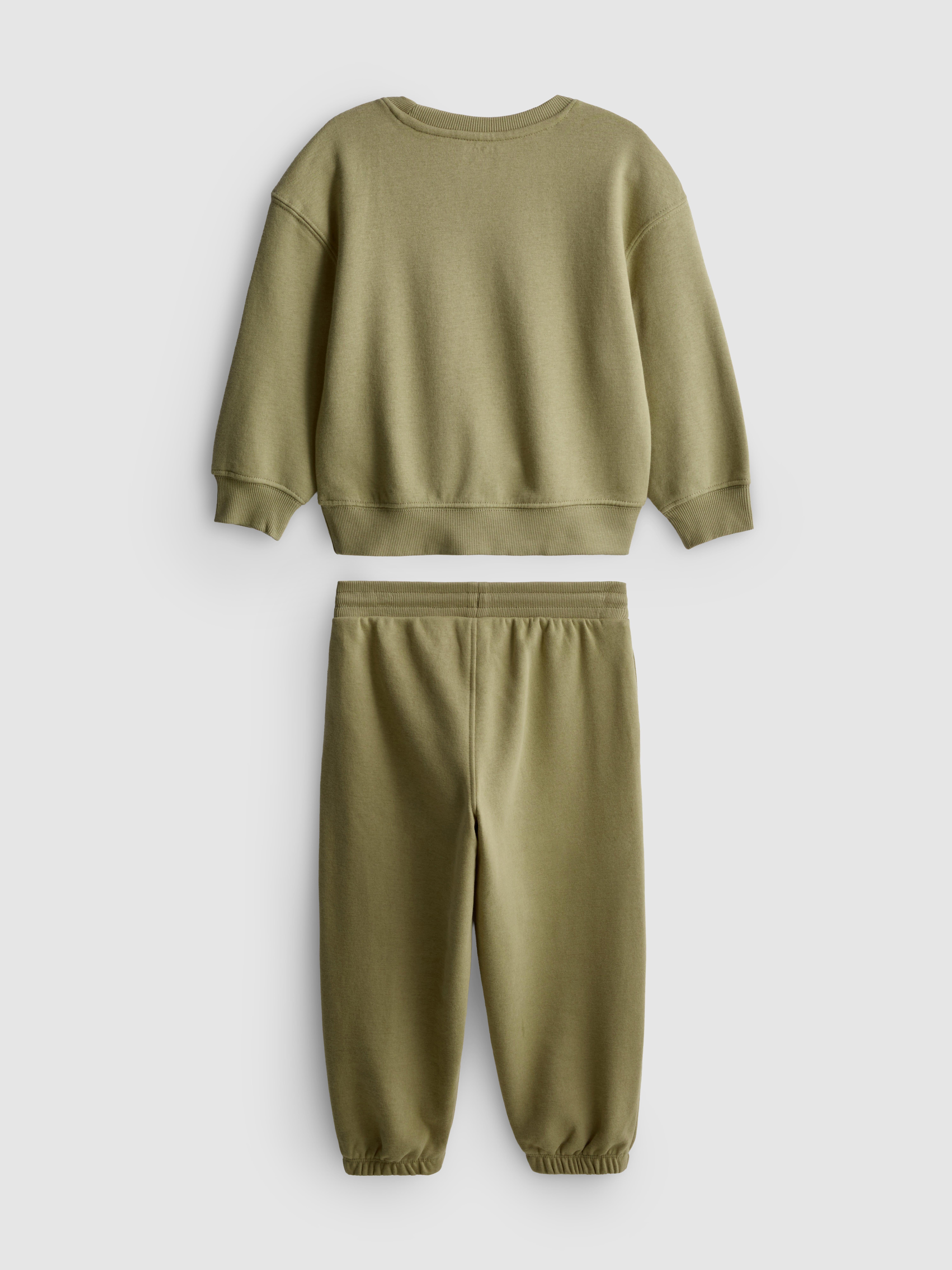 1–9 Jahre | Sweatshirt und Jogginghose mit Bündchen im Set