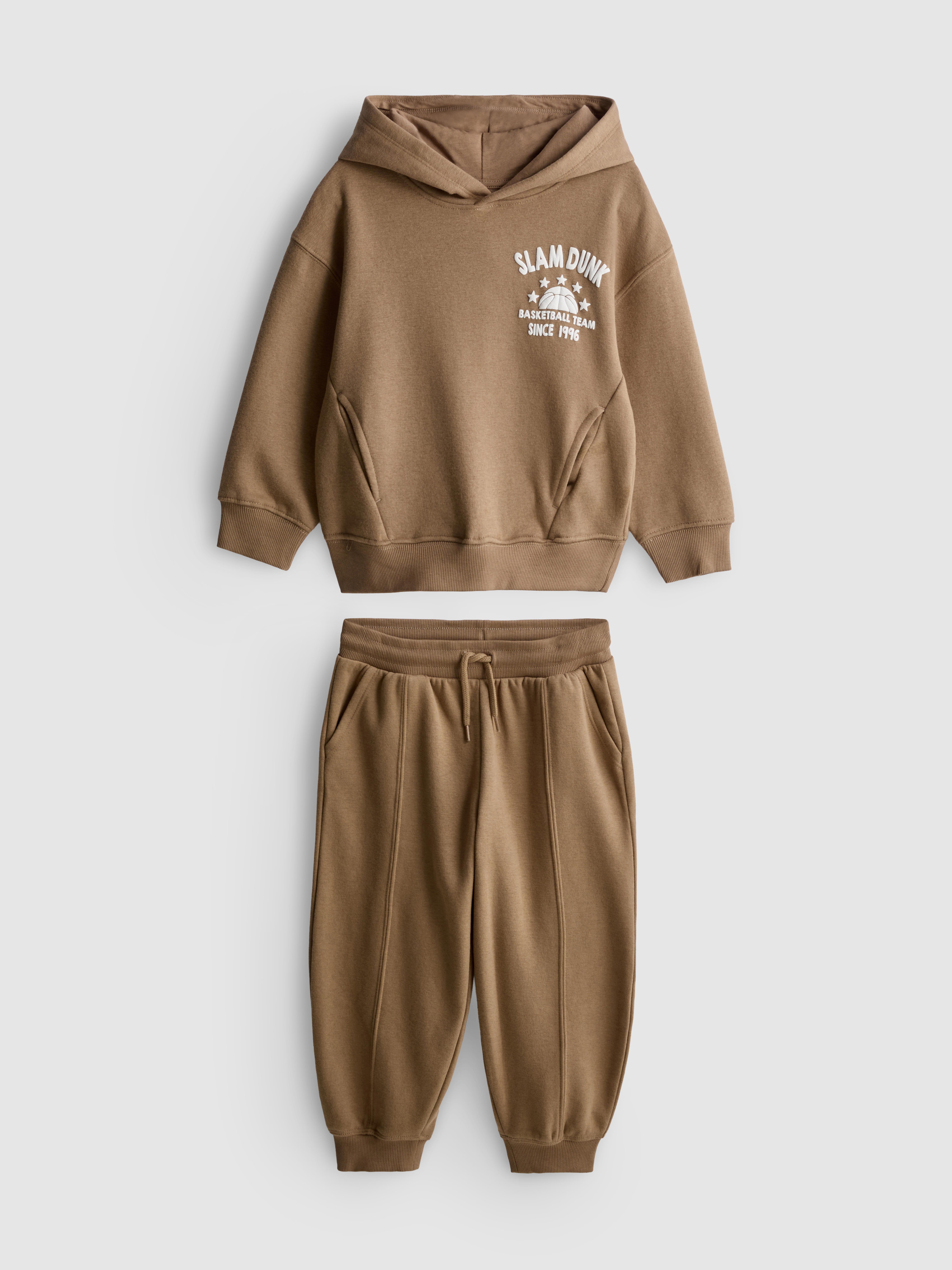 1-9yrs | Basketball Graphic Hoodie and Joggers Set