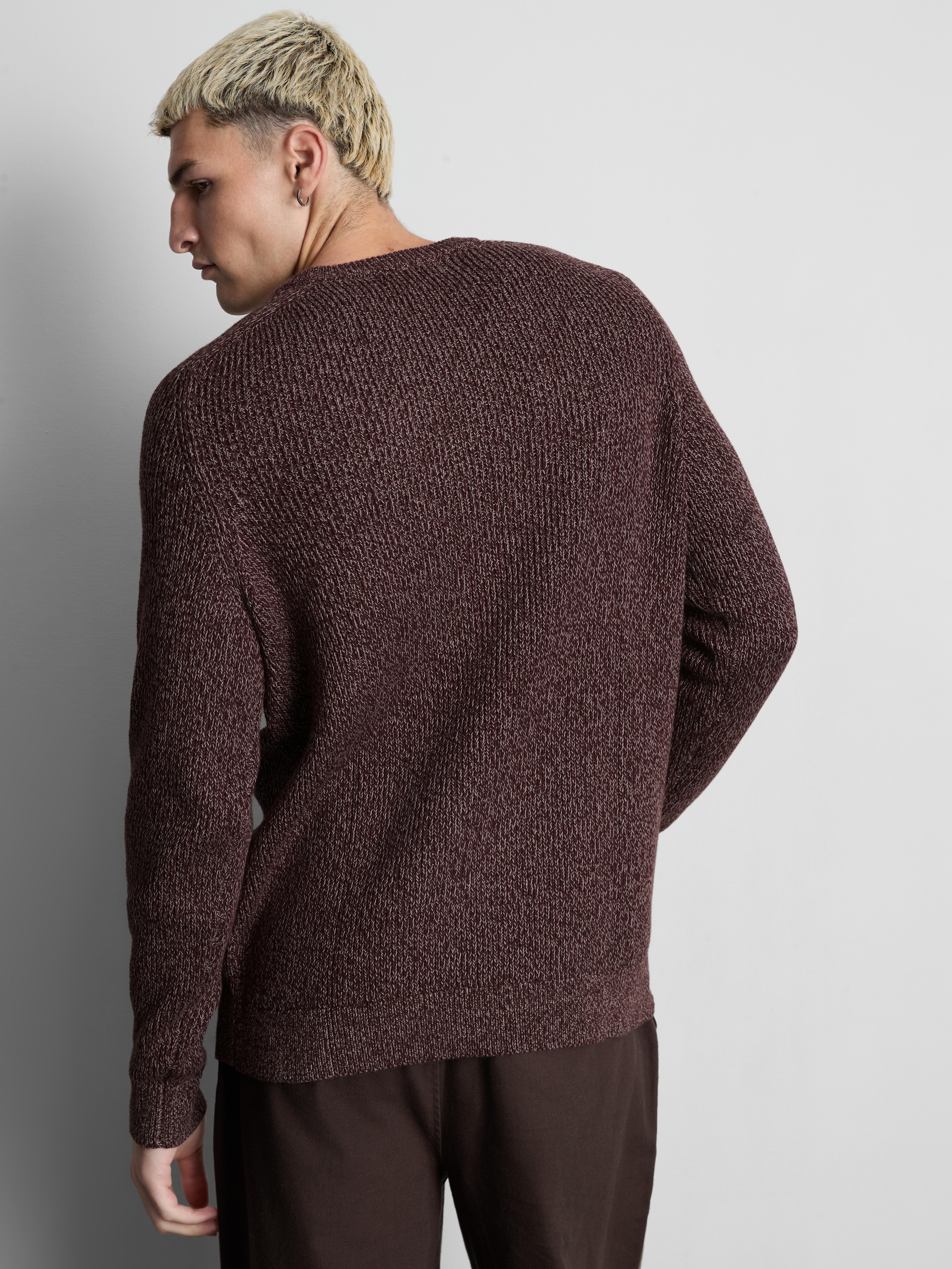 Cotton Rich Crew Neck Sweater