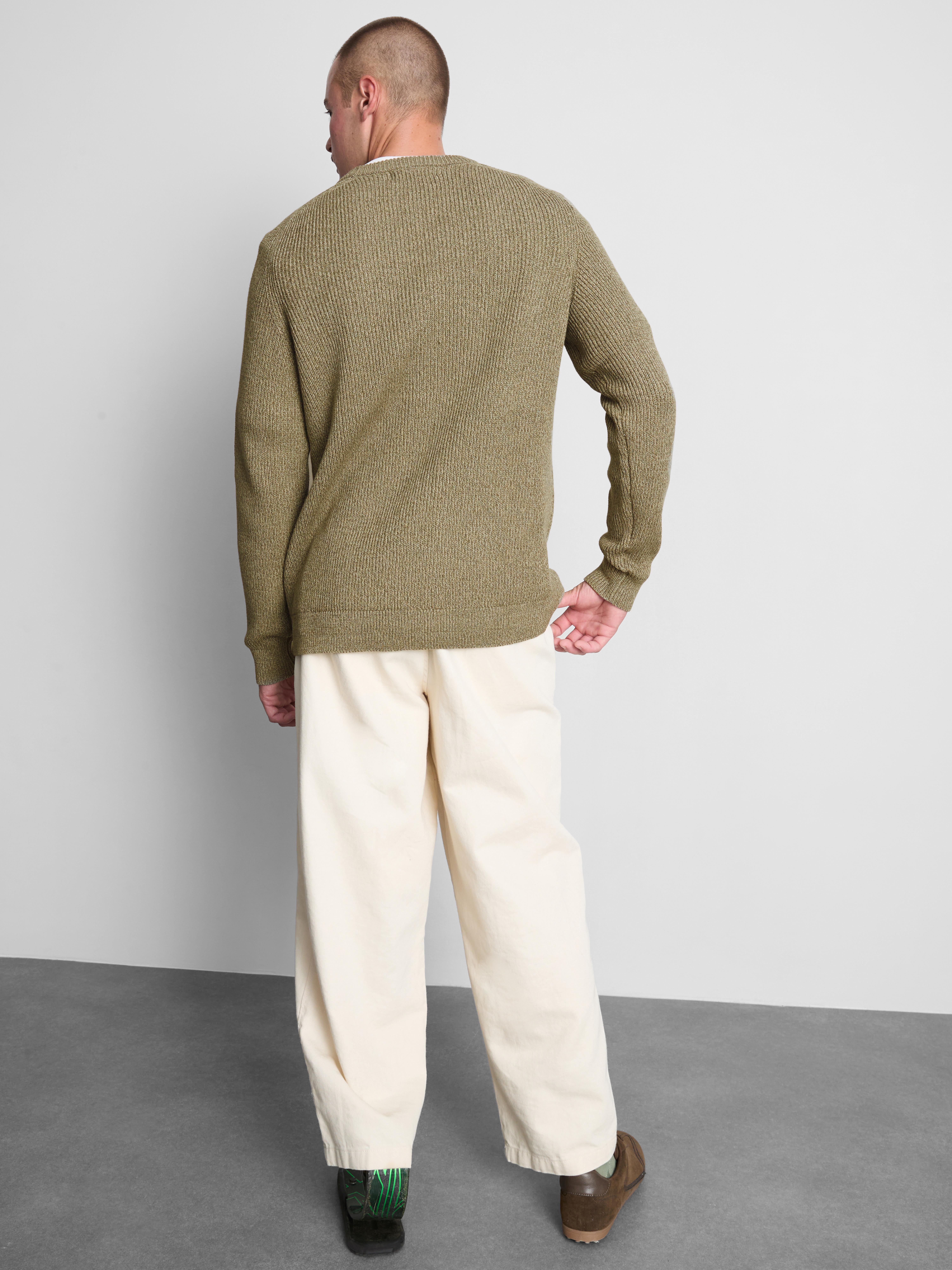 Cotton Rich Crew Neck Sweater