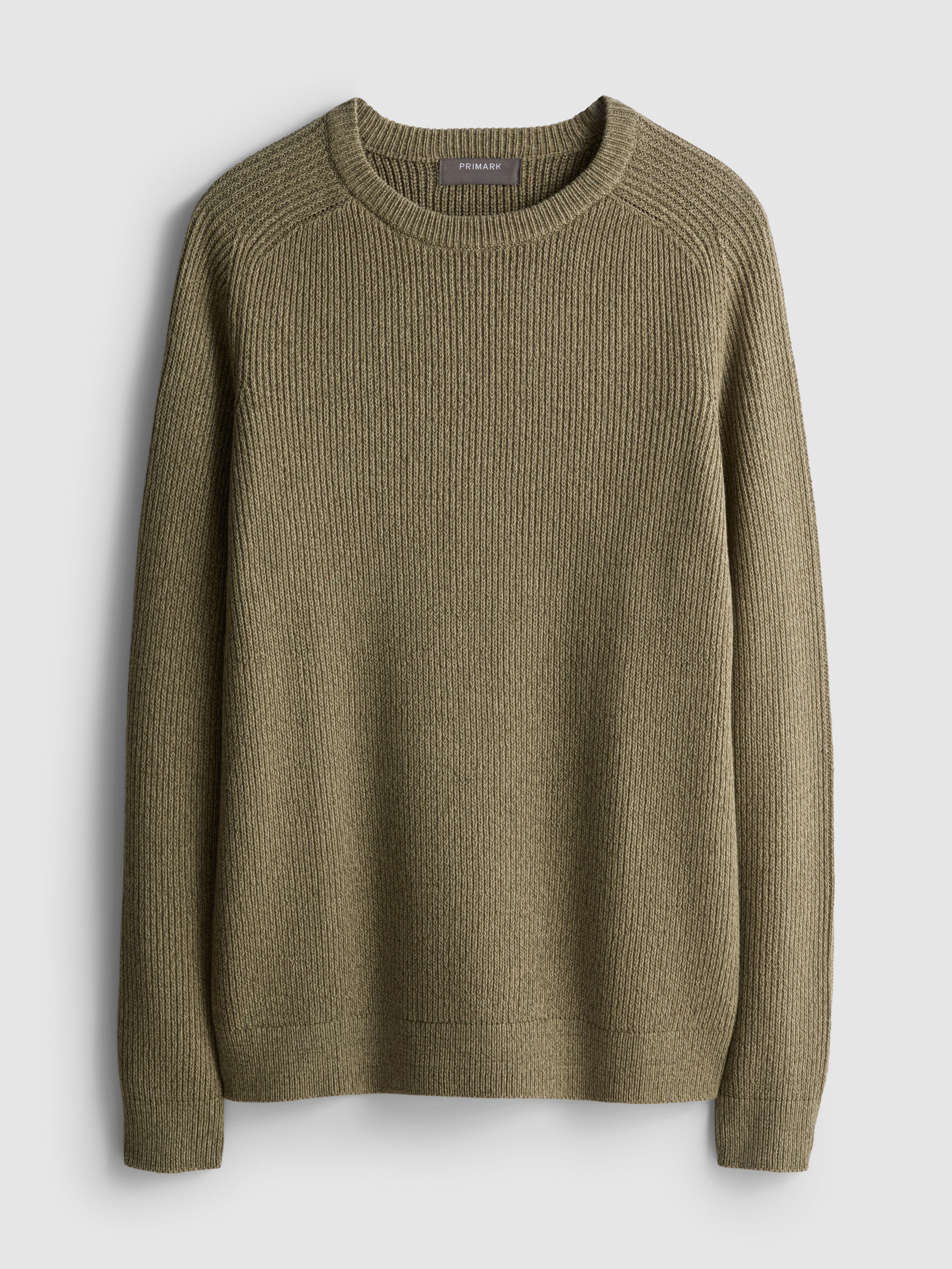 Cotton Rich Crew Neck Sweater