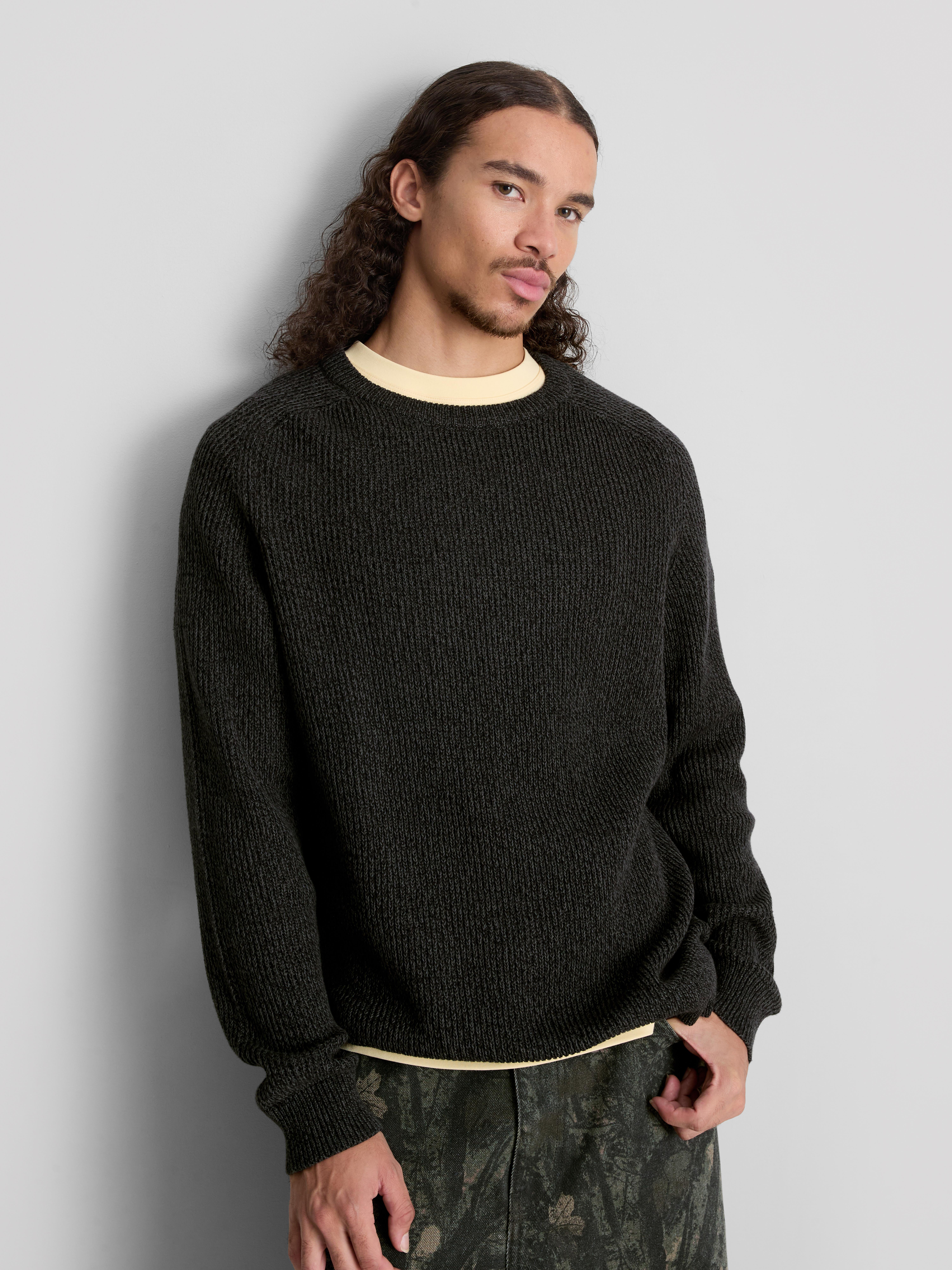 Cotton Rich Crew Neck Sweater