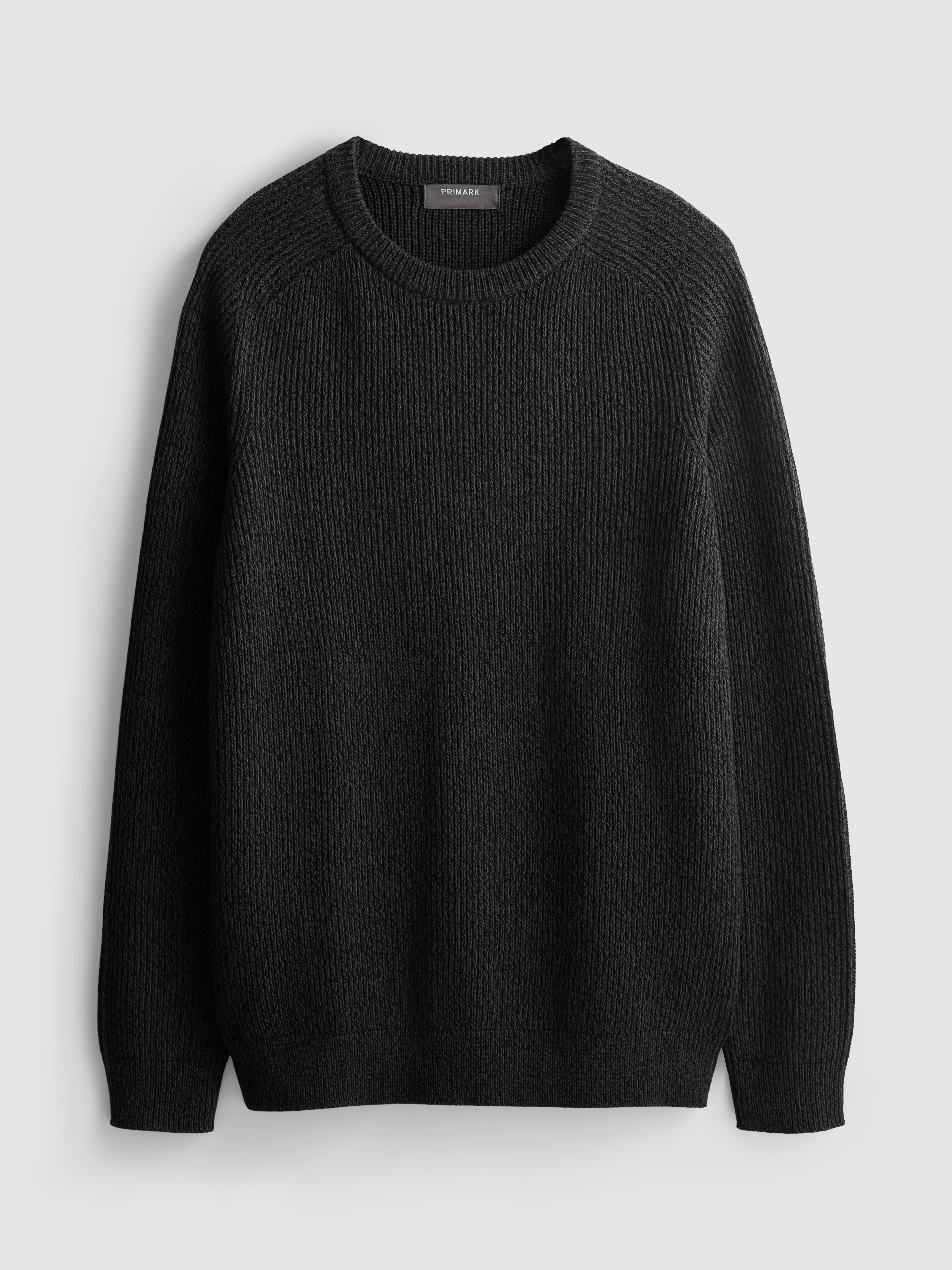 Cotton Rich Crew Neck Sweater
