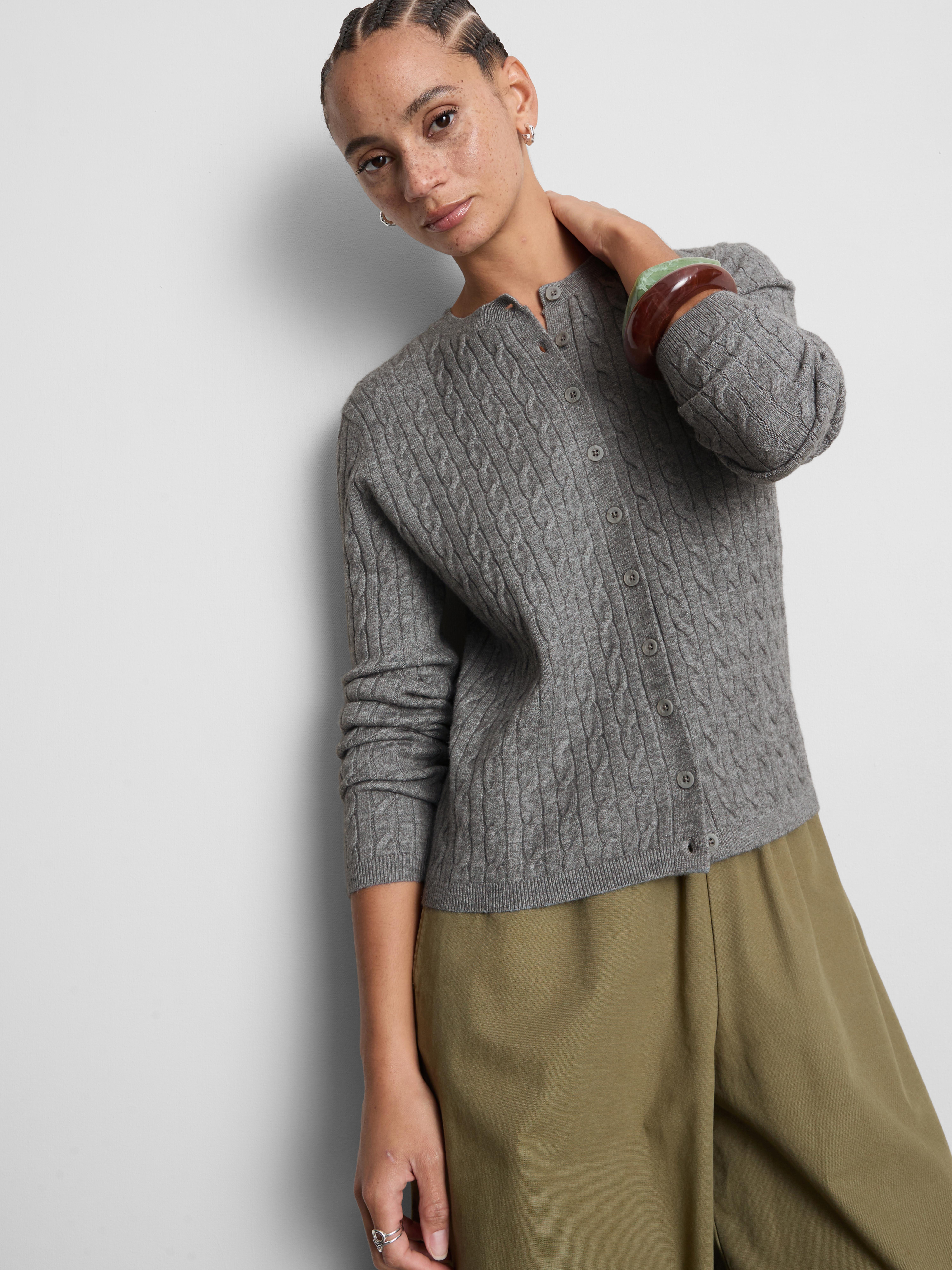 Cable Knit Cardigan