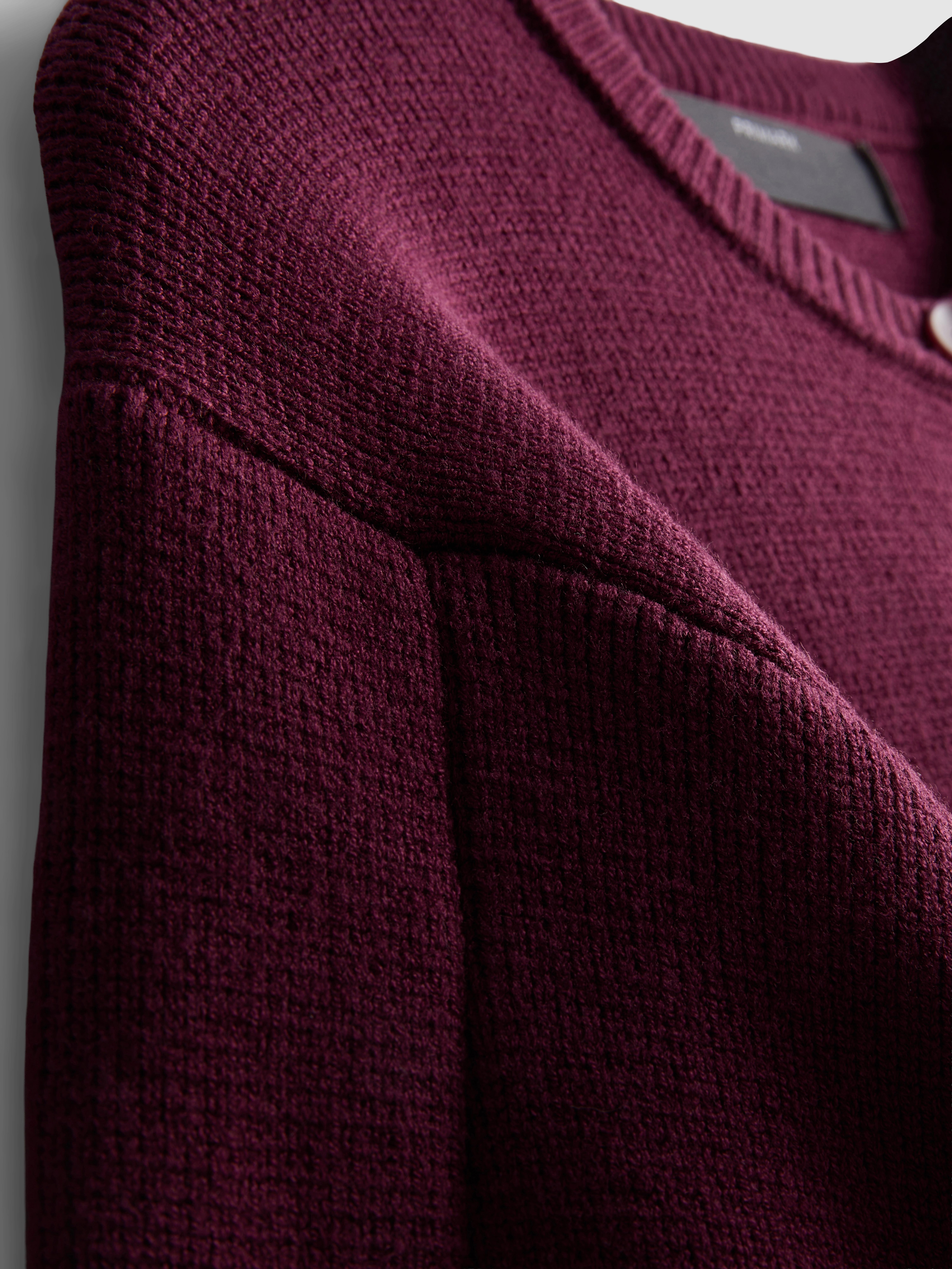 Sculpted Roundneck Cardigan