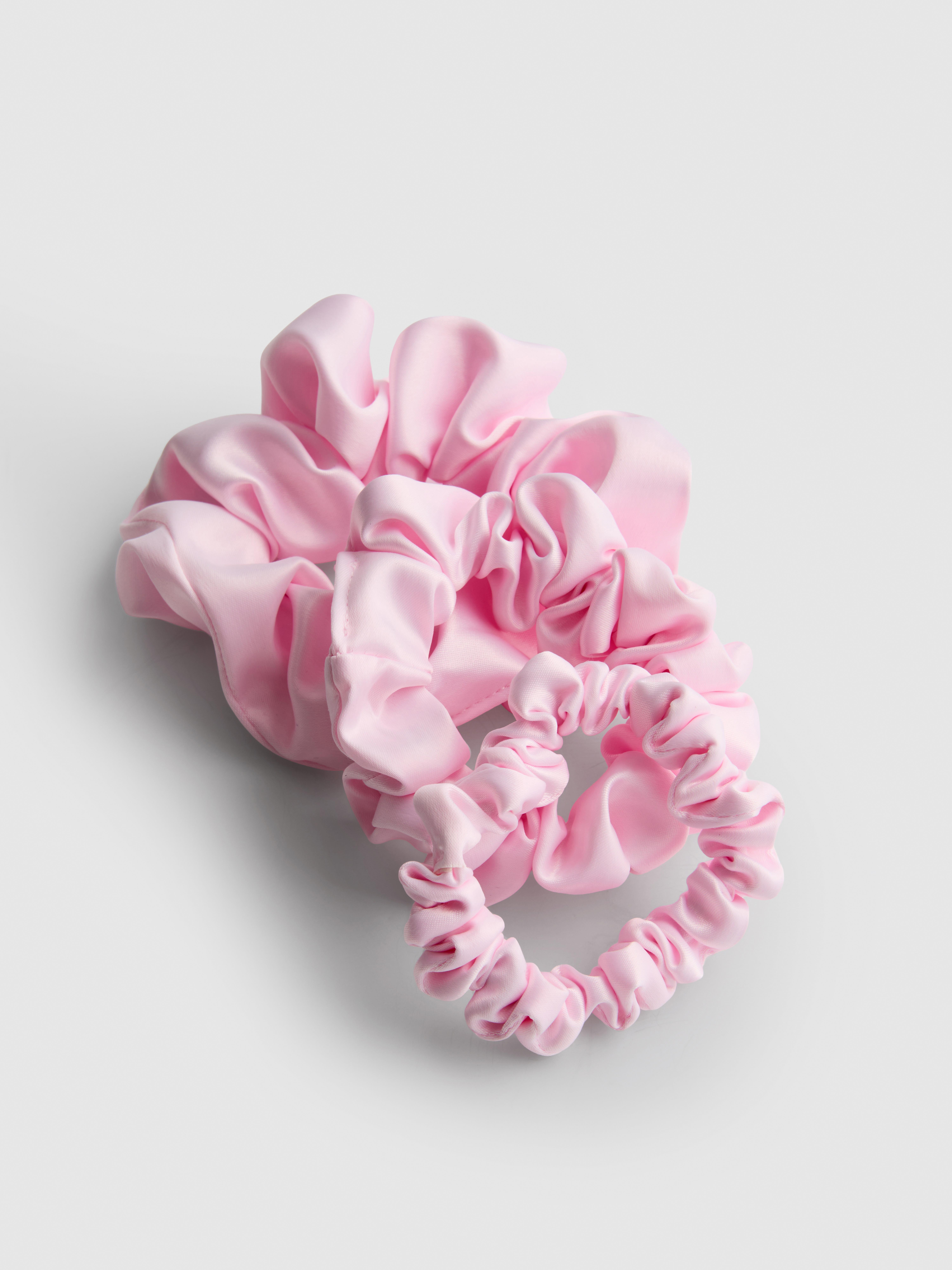 3 různé gumičky scrunchie
