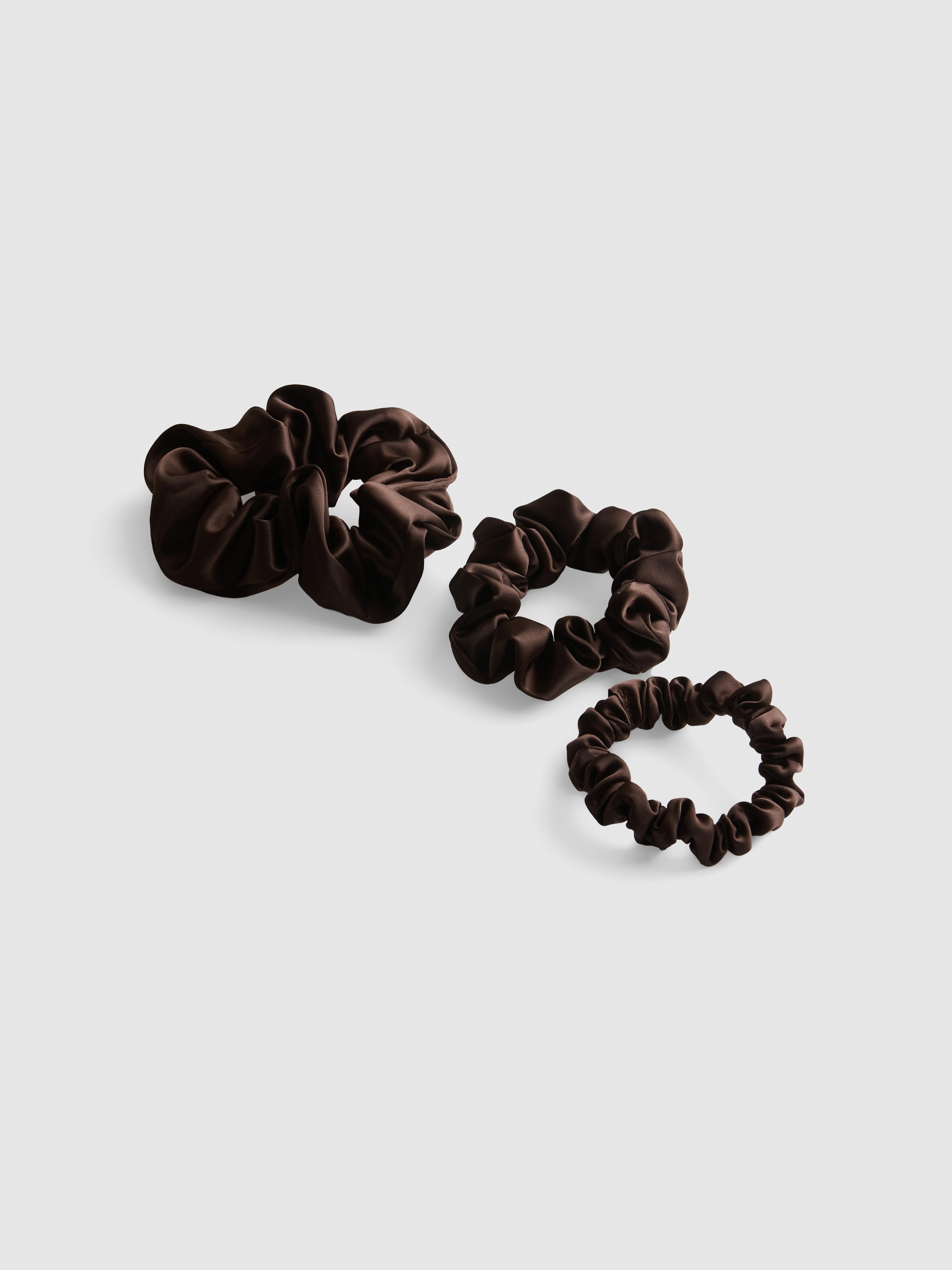 3 různé gumičky scrunchie