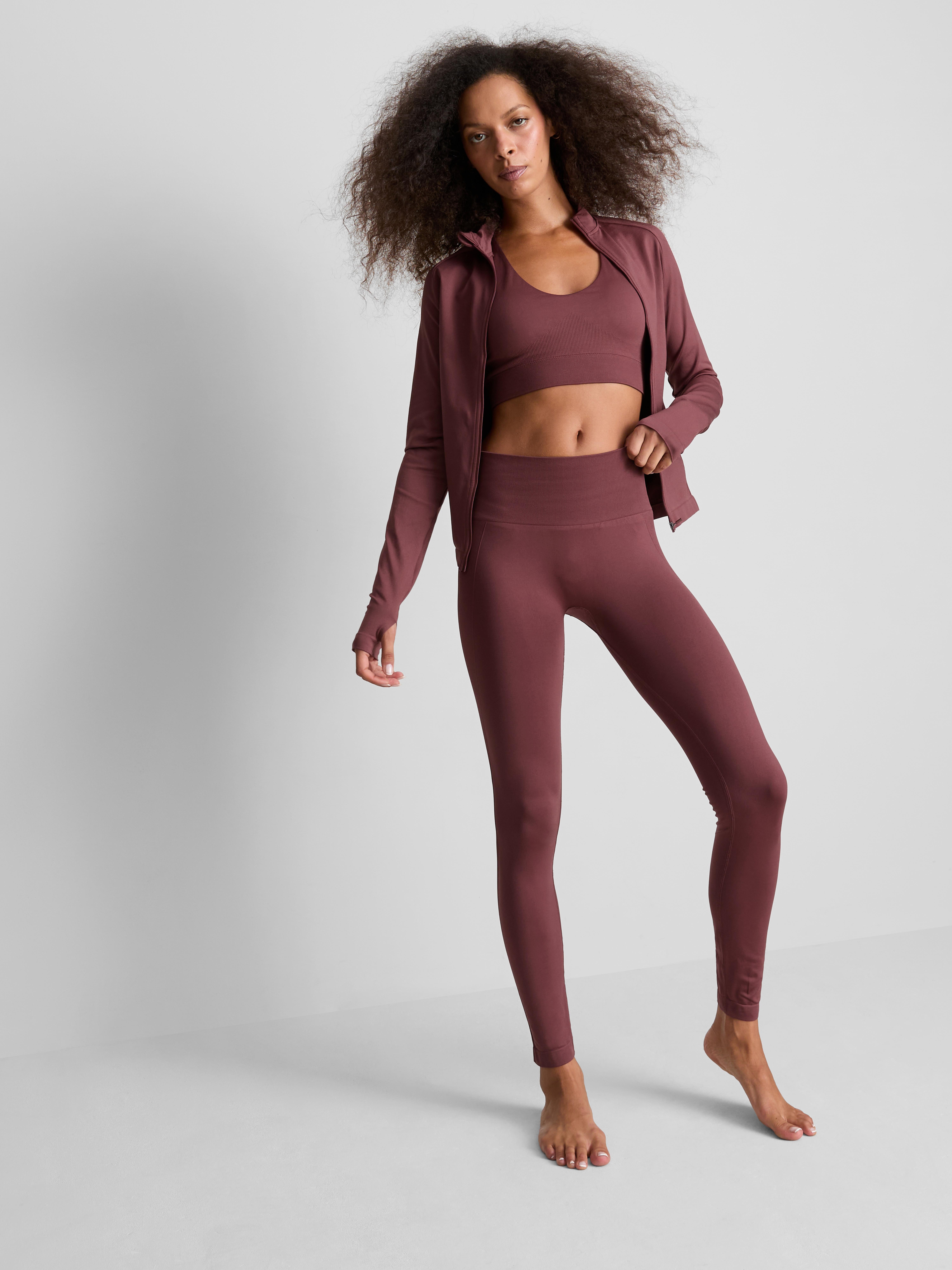 Seamless Zip Through Active Jacket