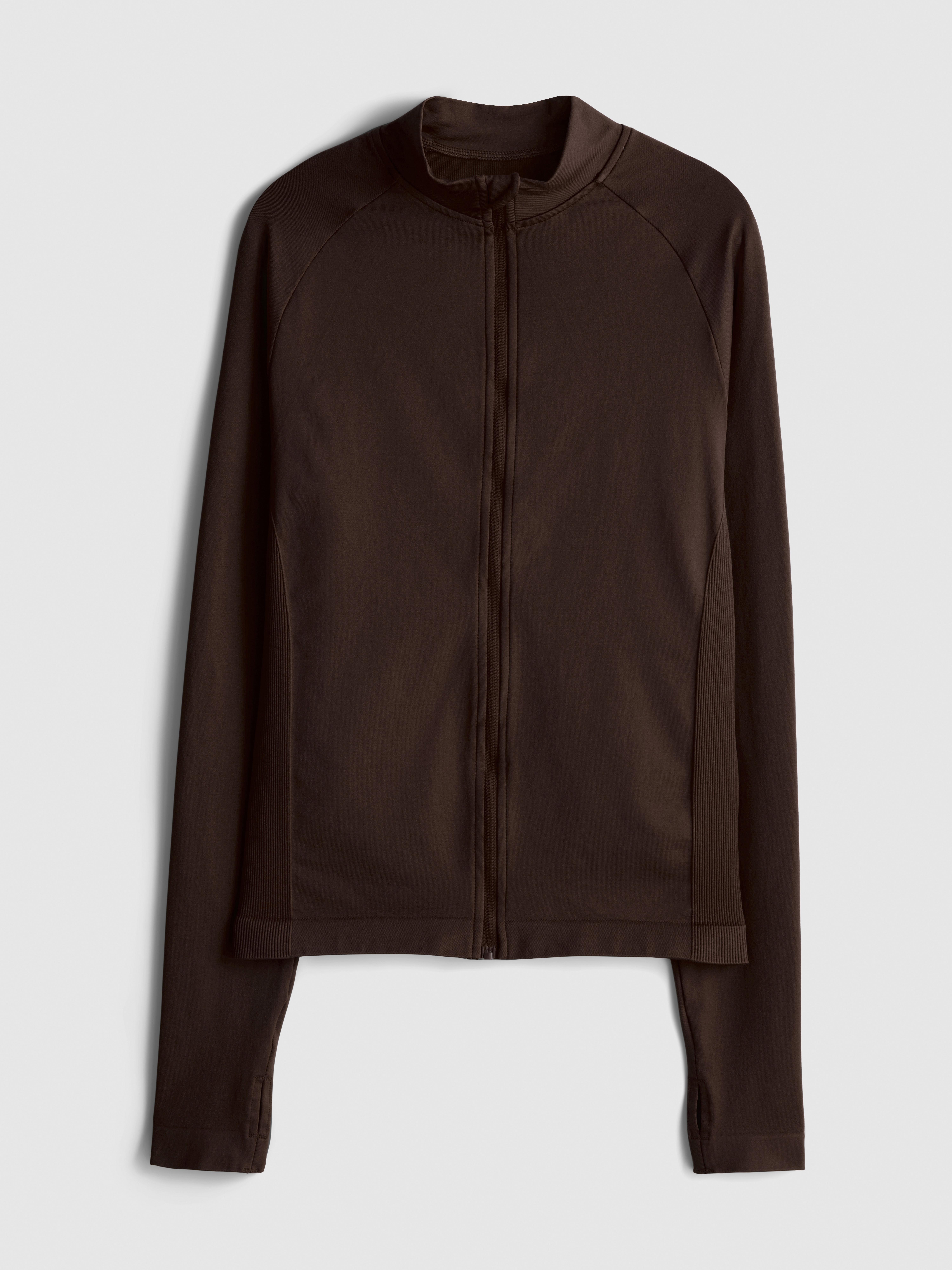 Seamless Zip Through Active Jacket