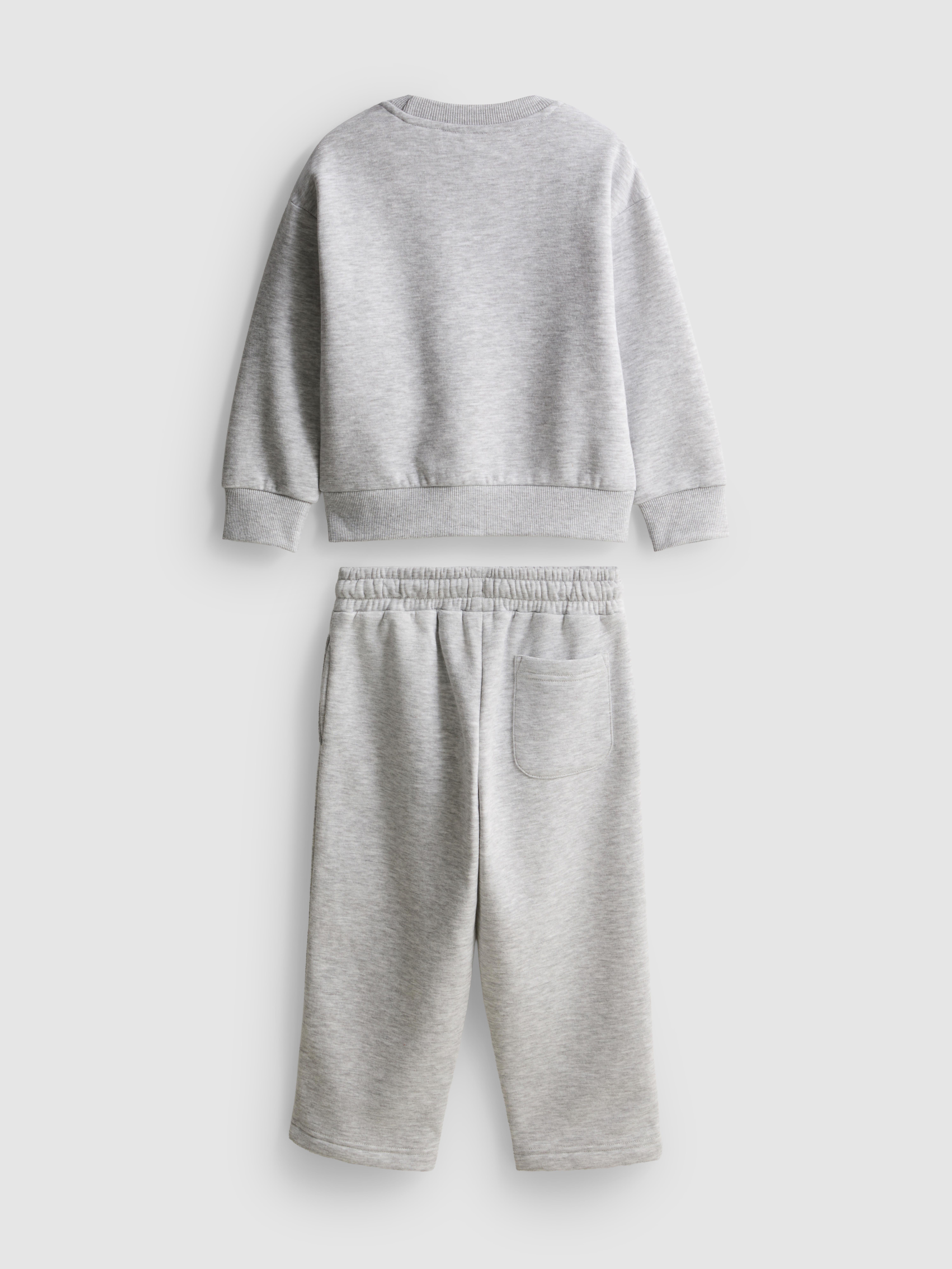 1-9yrs | Cotton Rich Brooklyn Graphic Sweatshirt and Joggers Set