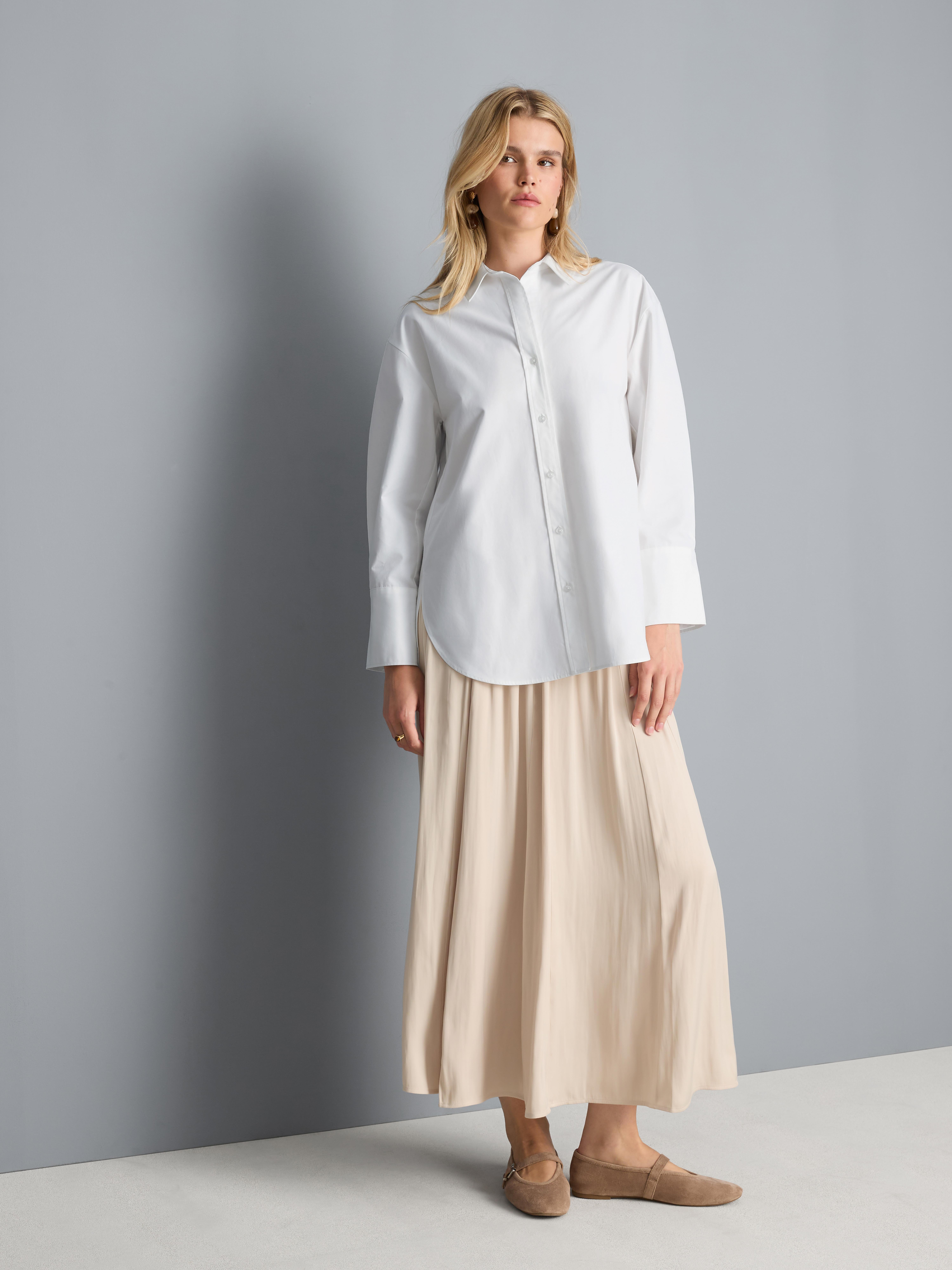 Pure Cotton Poplin Shirt