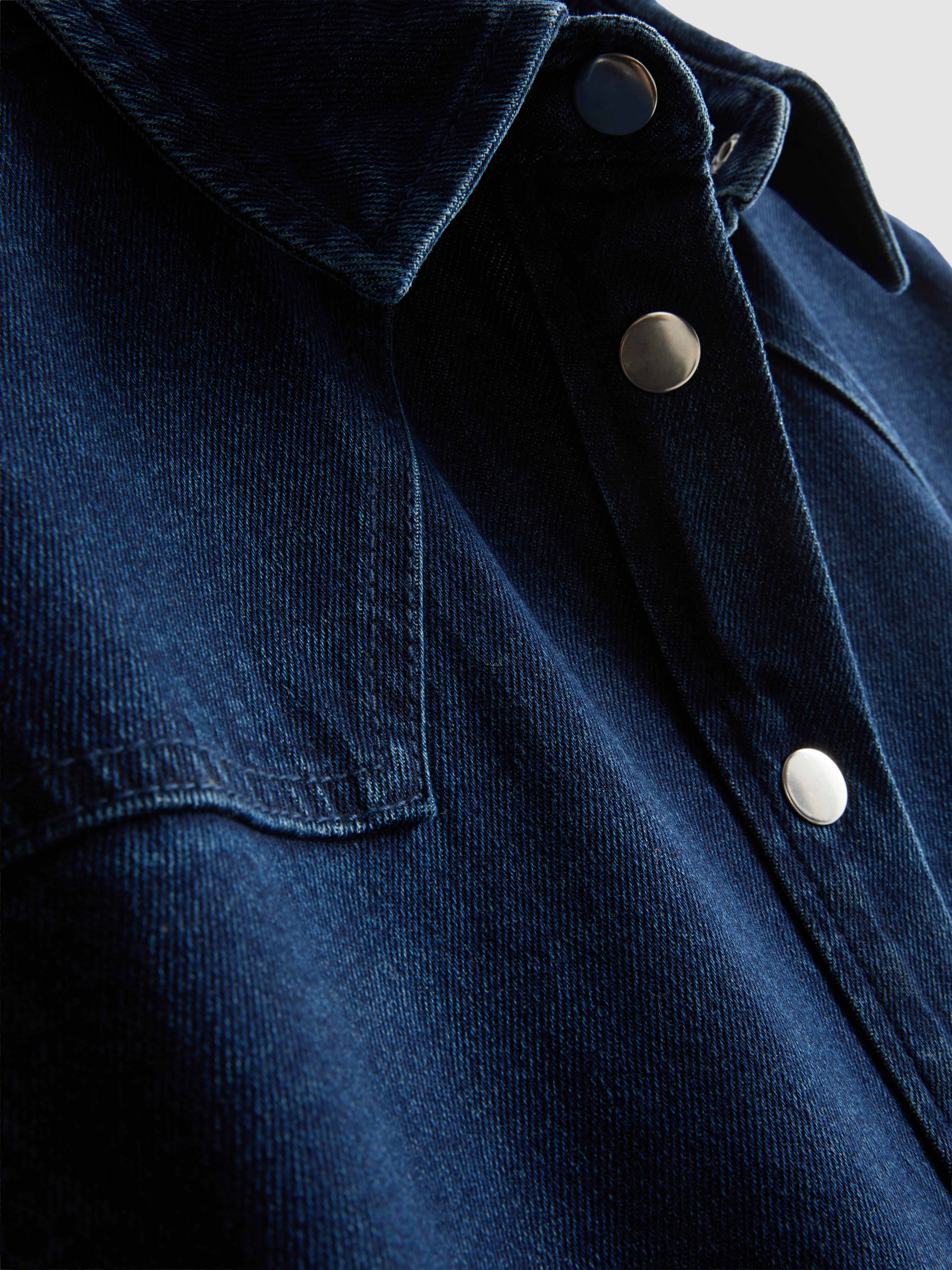 Relaxed Cotton Denim Shirt