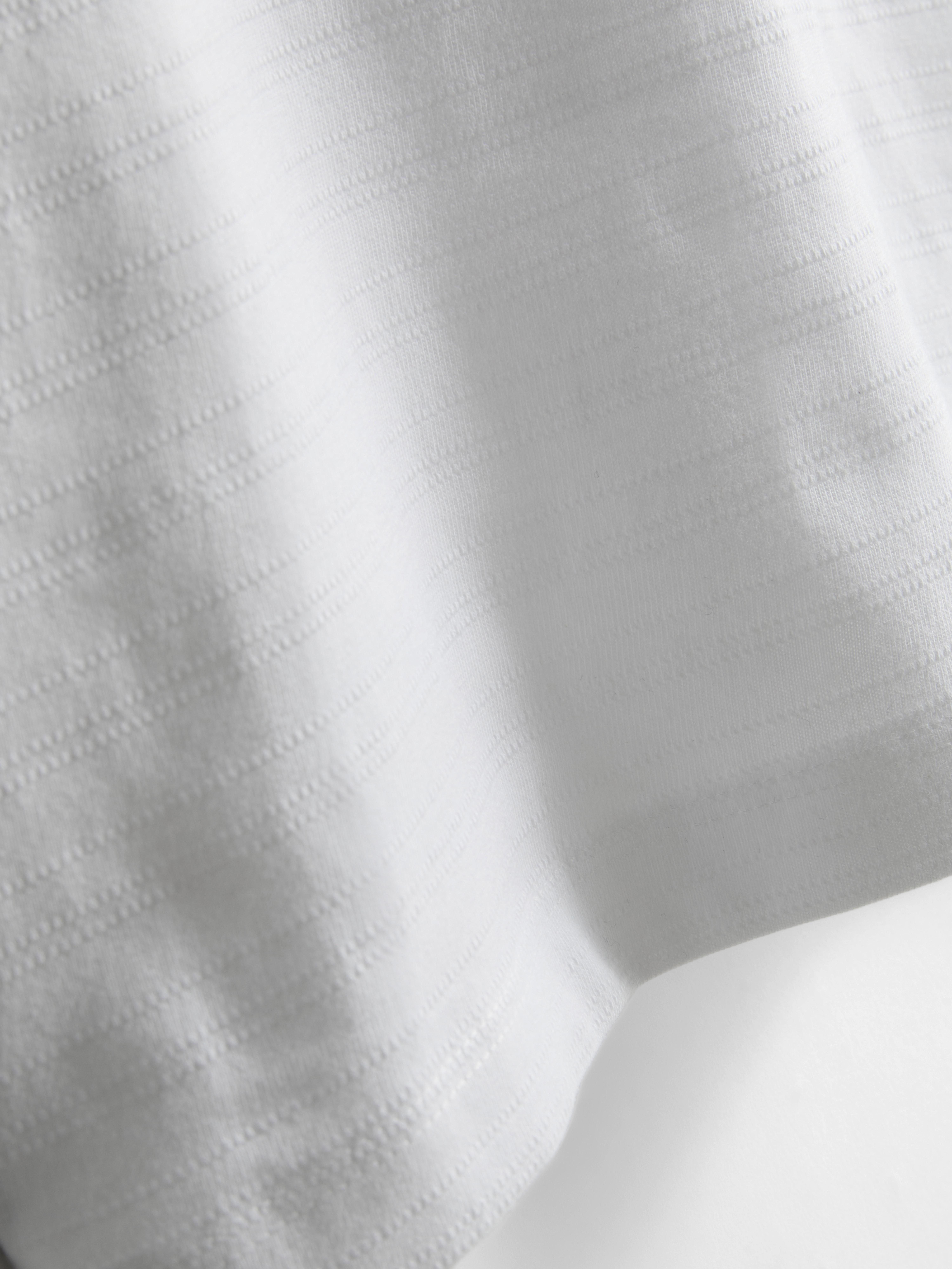 1-9yrs | Pure Cotton Stripe Textured T-Shirt
