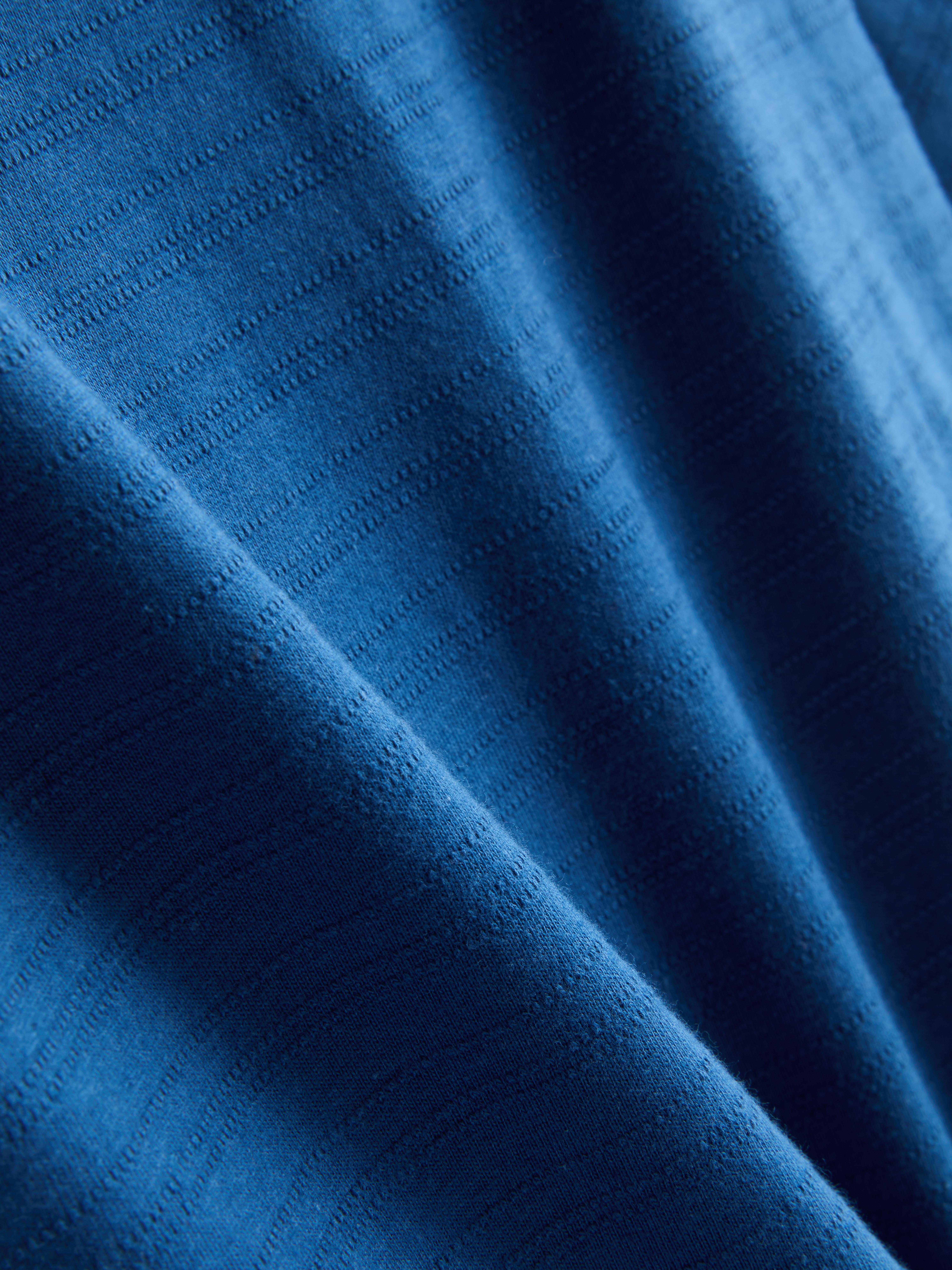 1-9yrs | Pure Cotton Stripe Textured T-Shirt