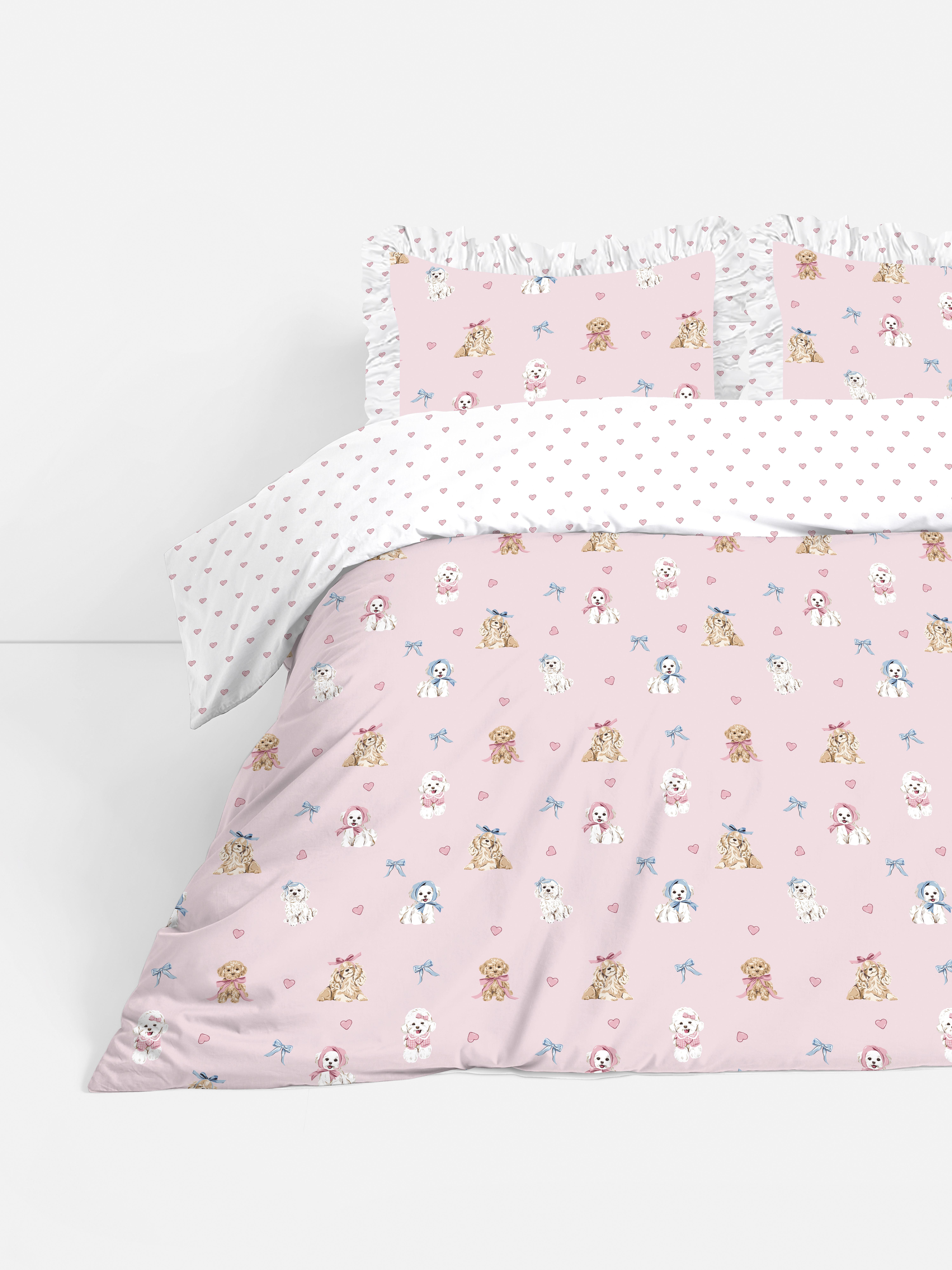 Cotton Rich Dog Super King Duvet Cover Set