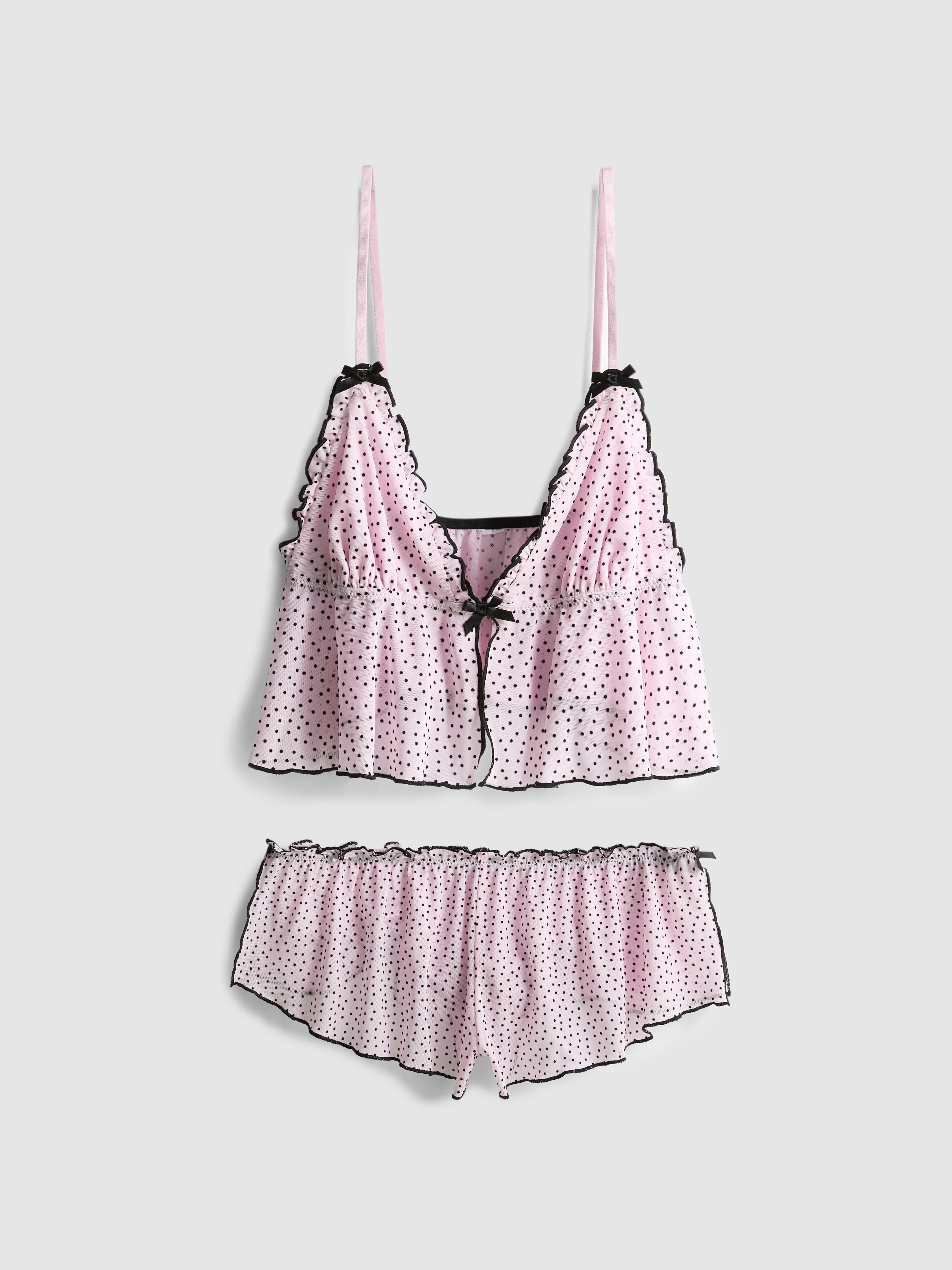Polka Dot Cami Short Pajamas
