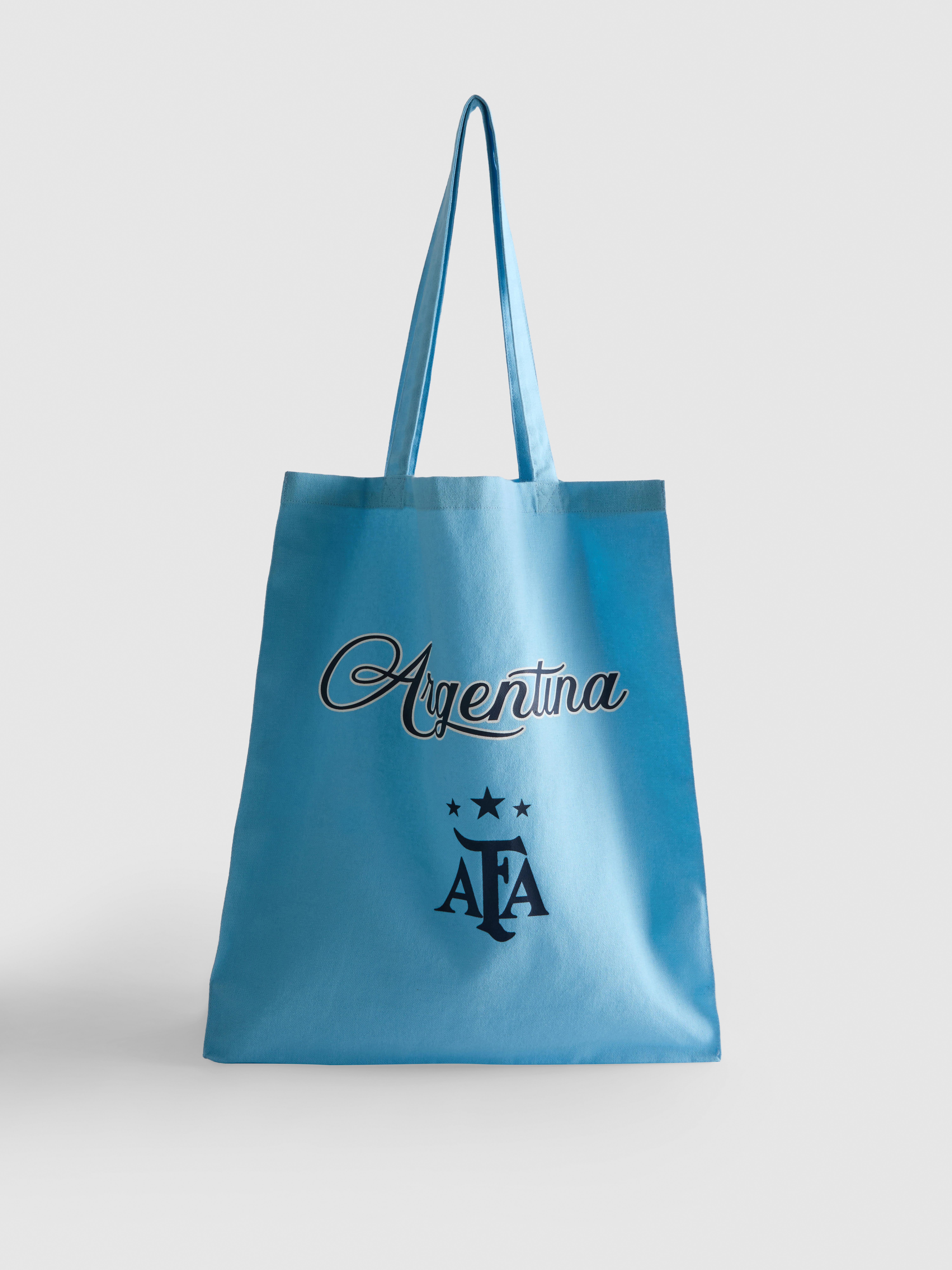 Argentina Football Canvas Tote