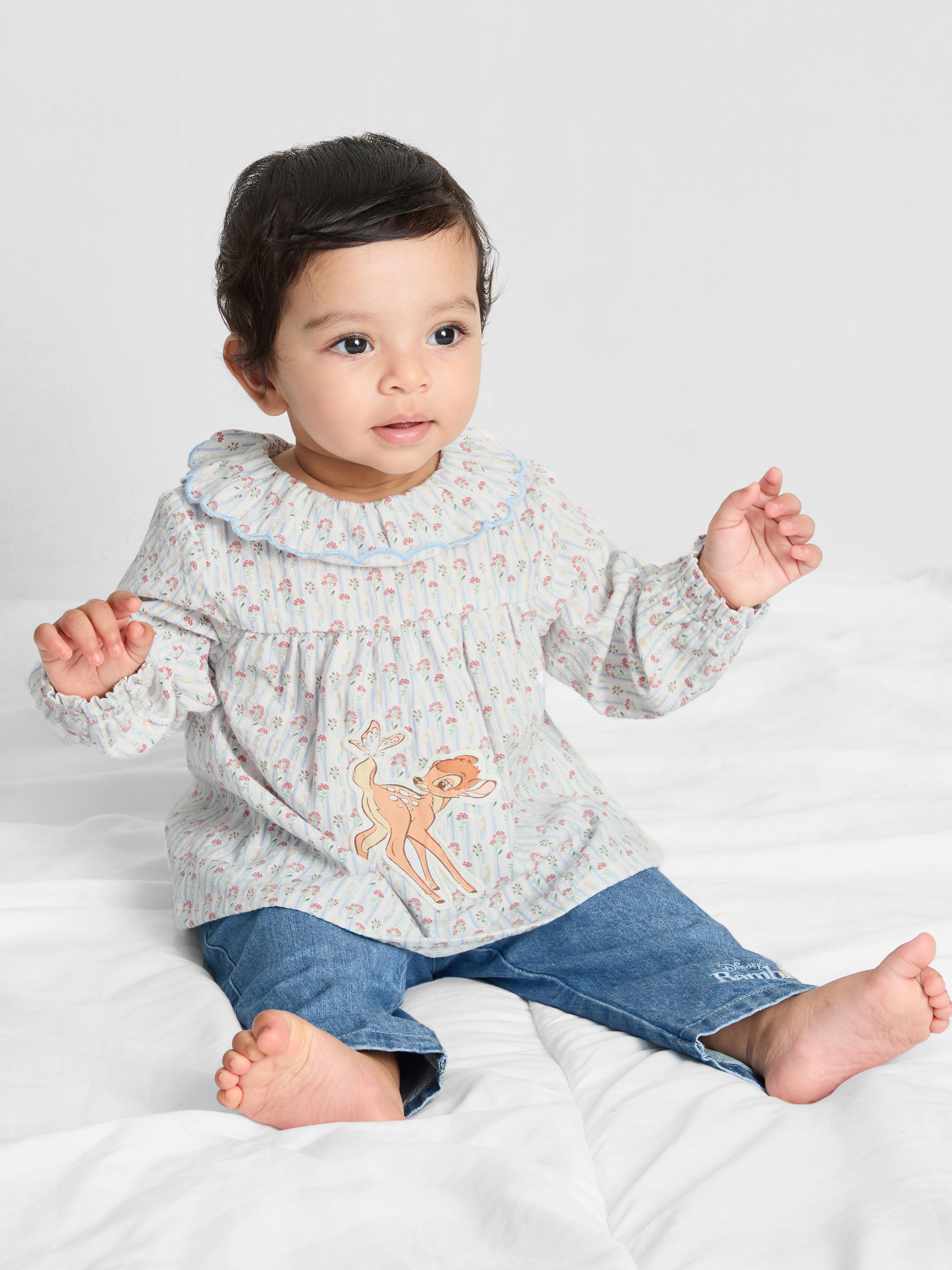0-18mths | Disney’s Bambi Collared Blouse and Jeans Newborn Set