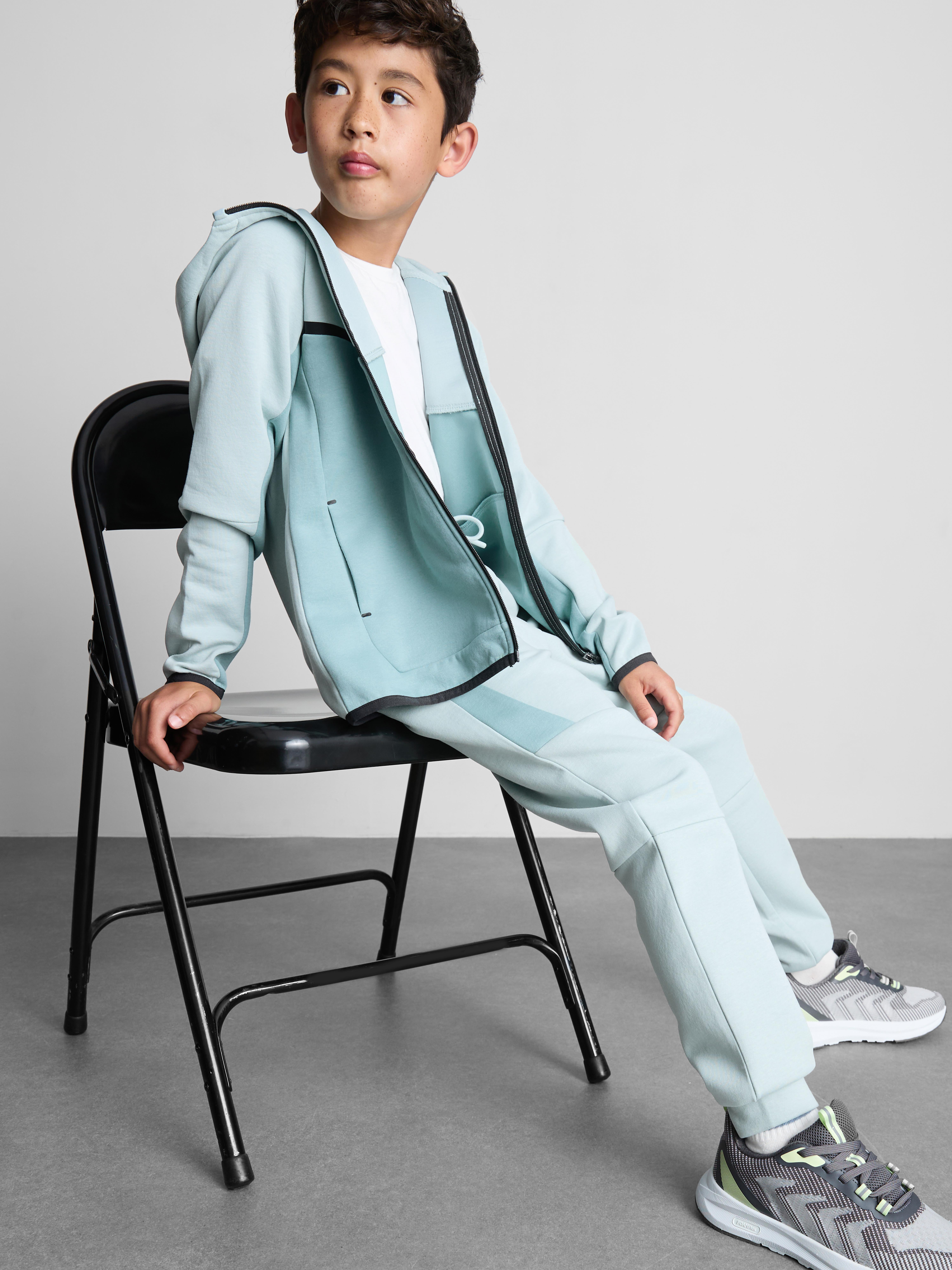 7-15yrs | Active Bonded Cuffed Joggers Teal