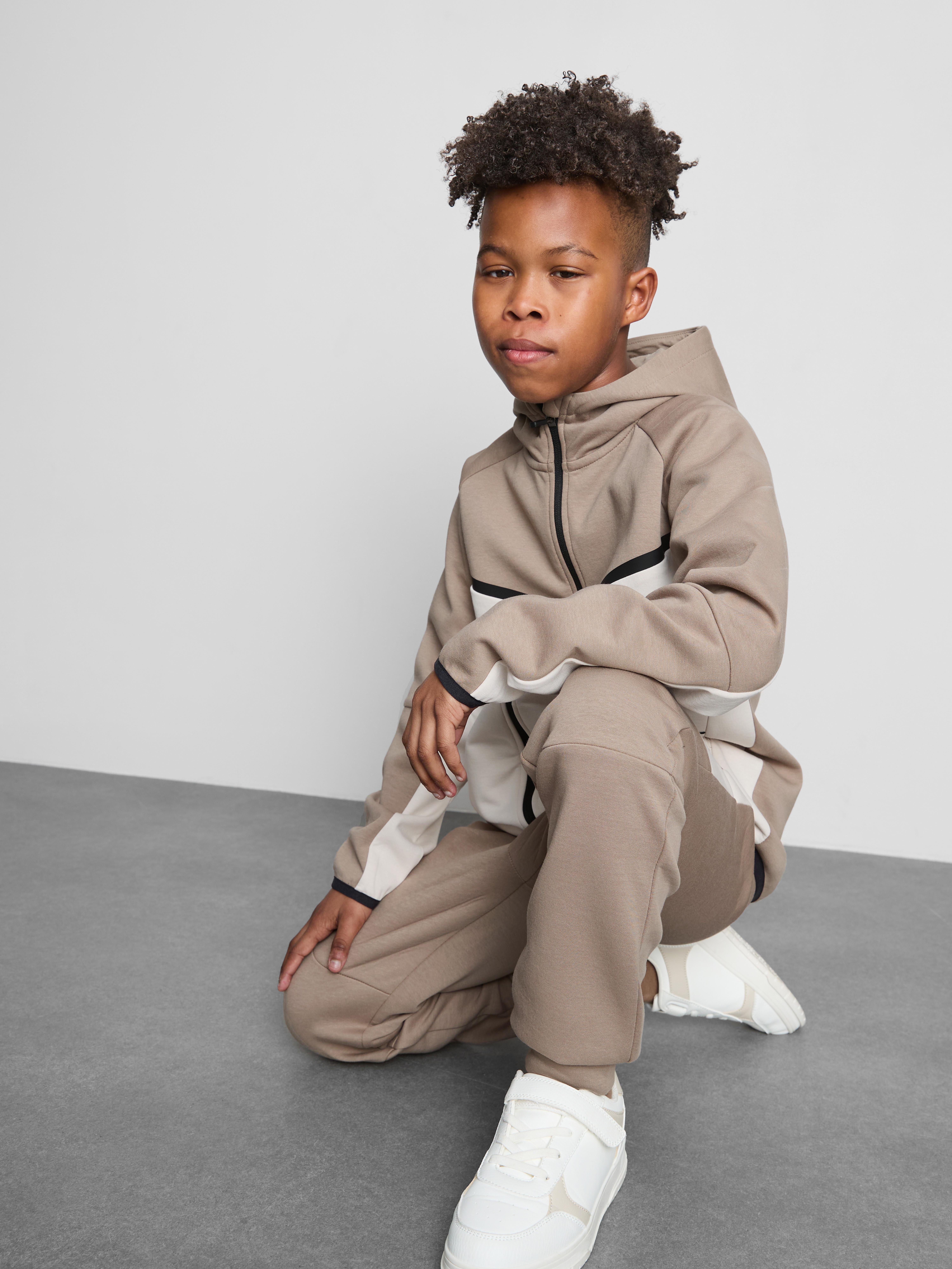 7-15yrs | Active Bonded Zip-Up Hoodie