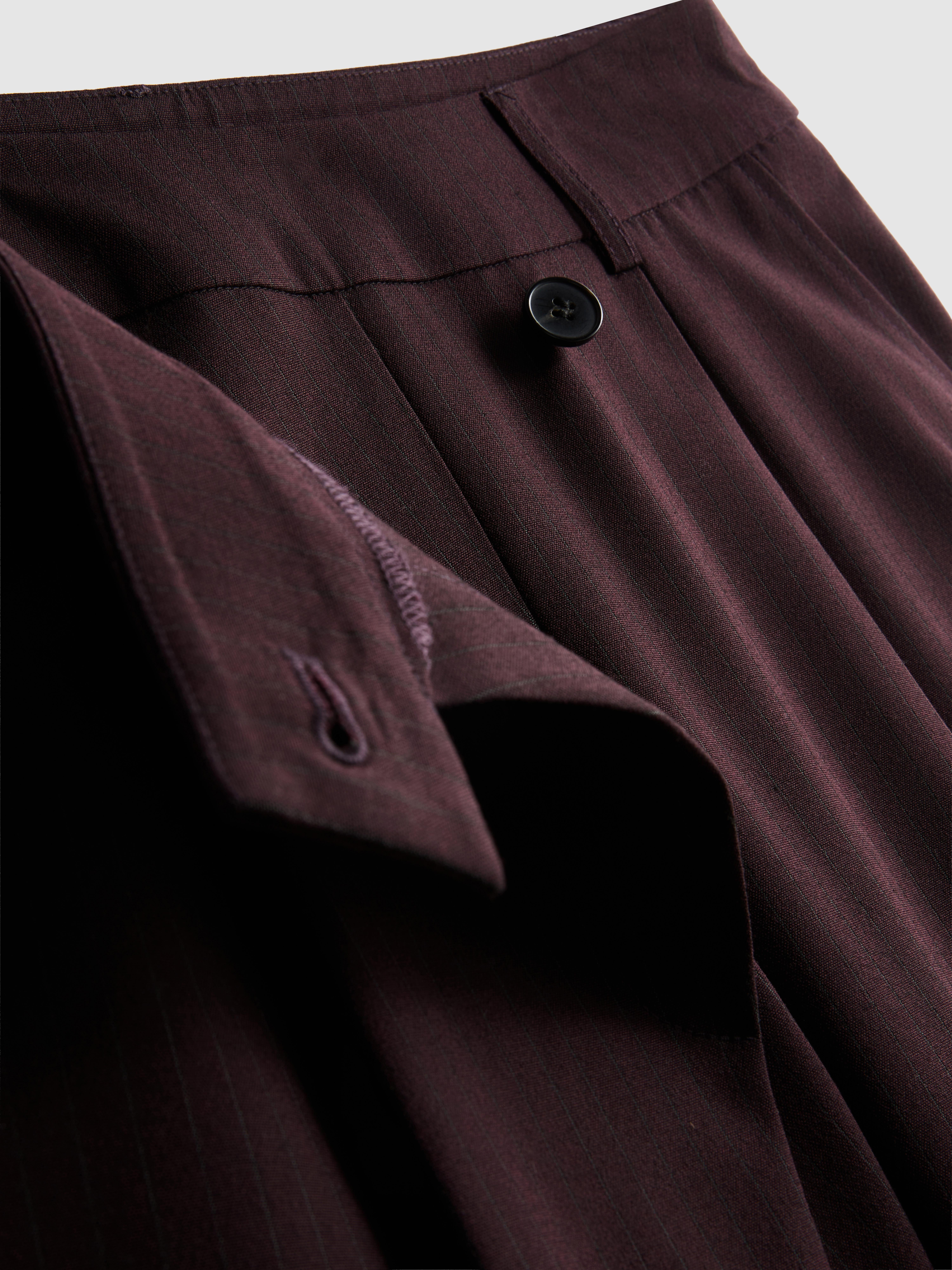 The Primark Scene | Pinstripe Asymmetrical-Waistband Pants