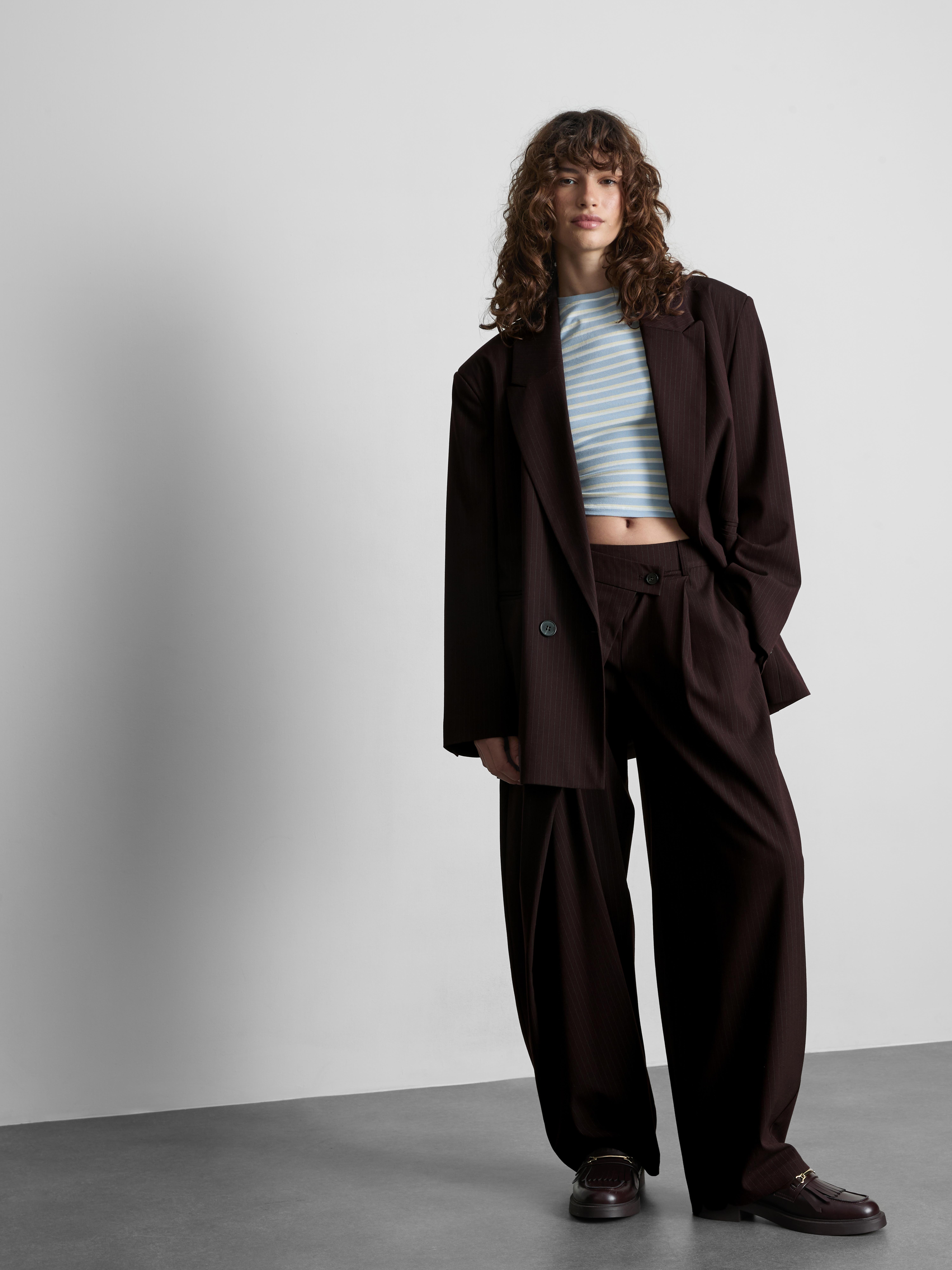 The Primark Scene | Oversized Pinstripe Blazer