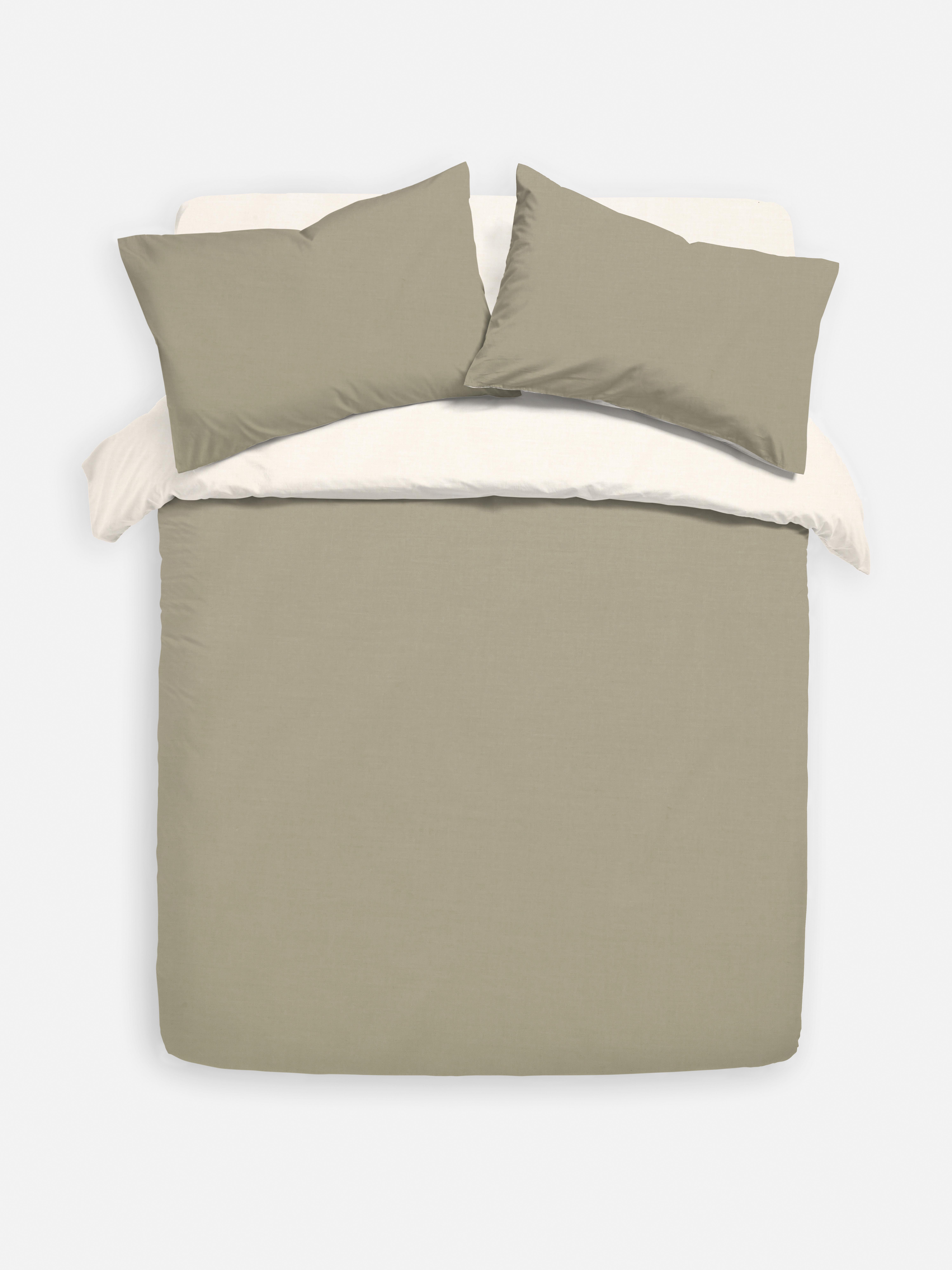 Biancheria letto reversibile e lenzuolo con angoli