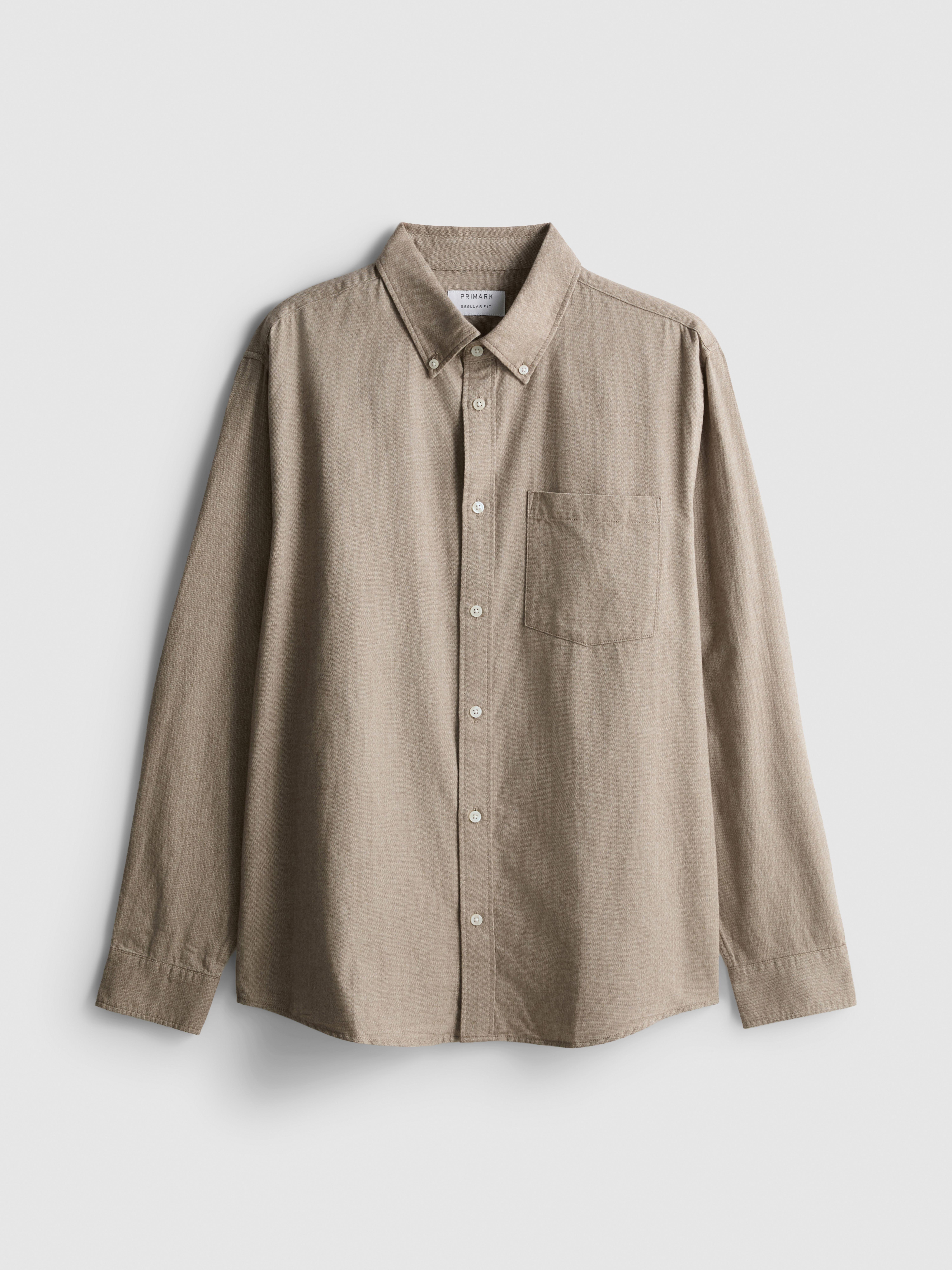 Camisa botões puro algodão