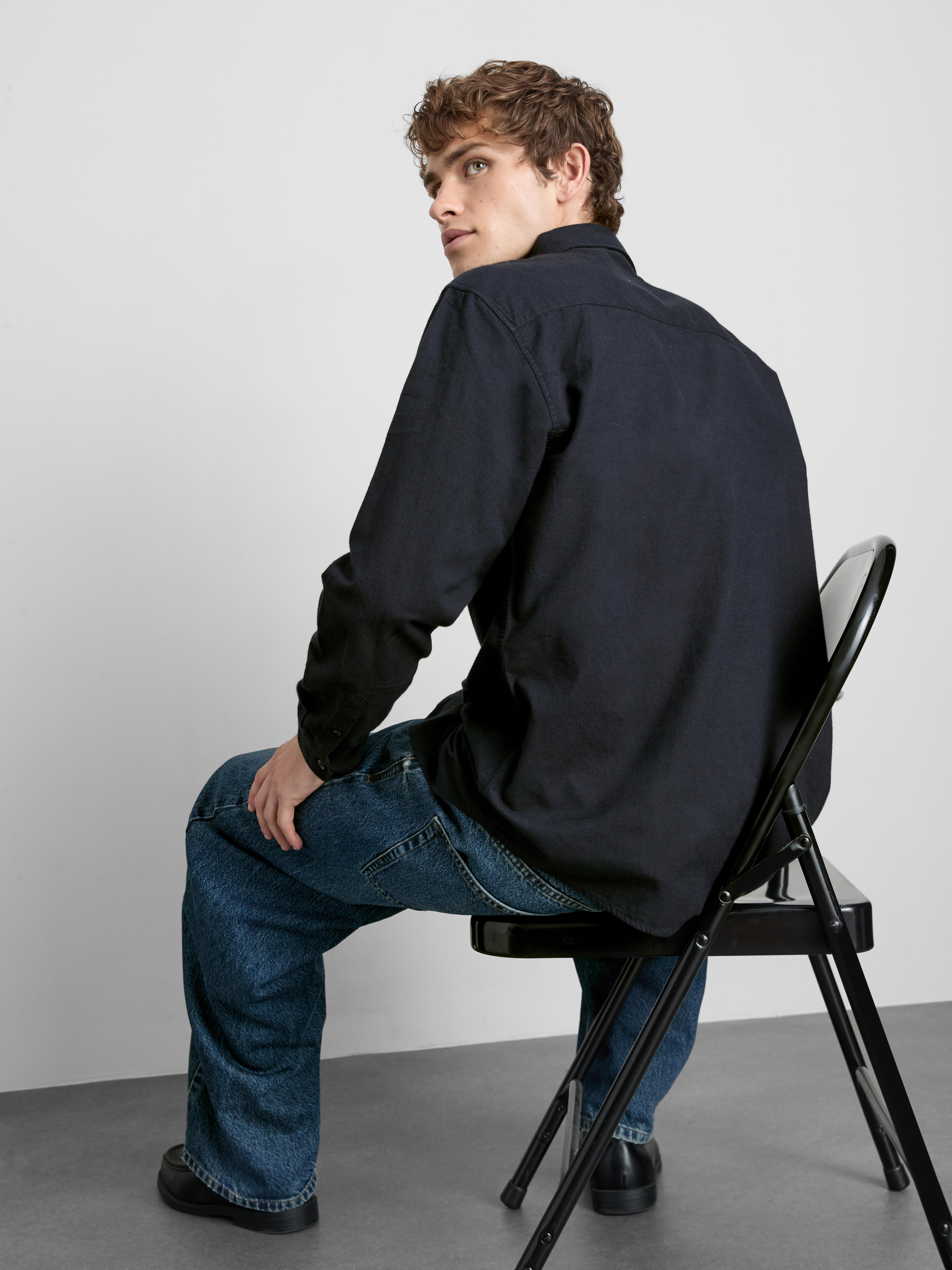 Pure Cotton Button-Down Shirt