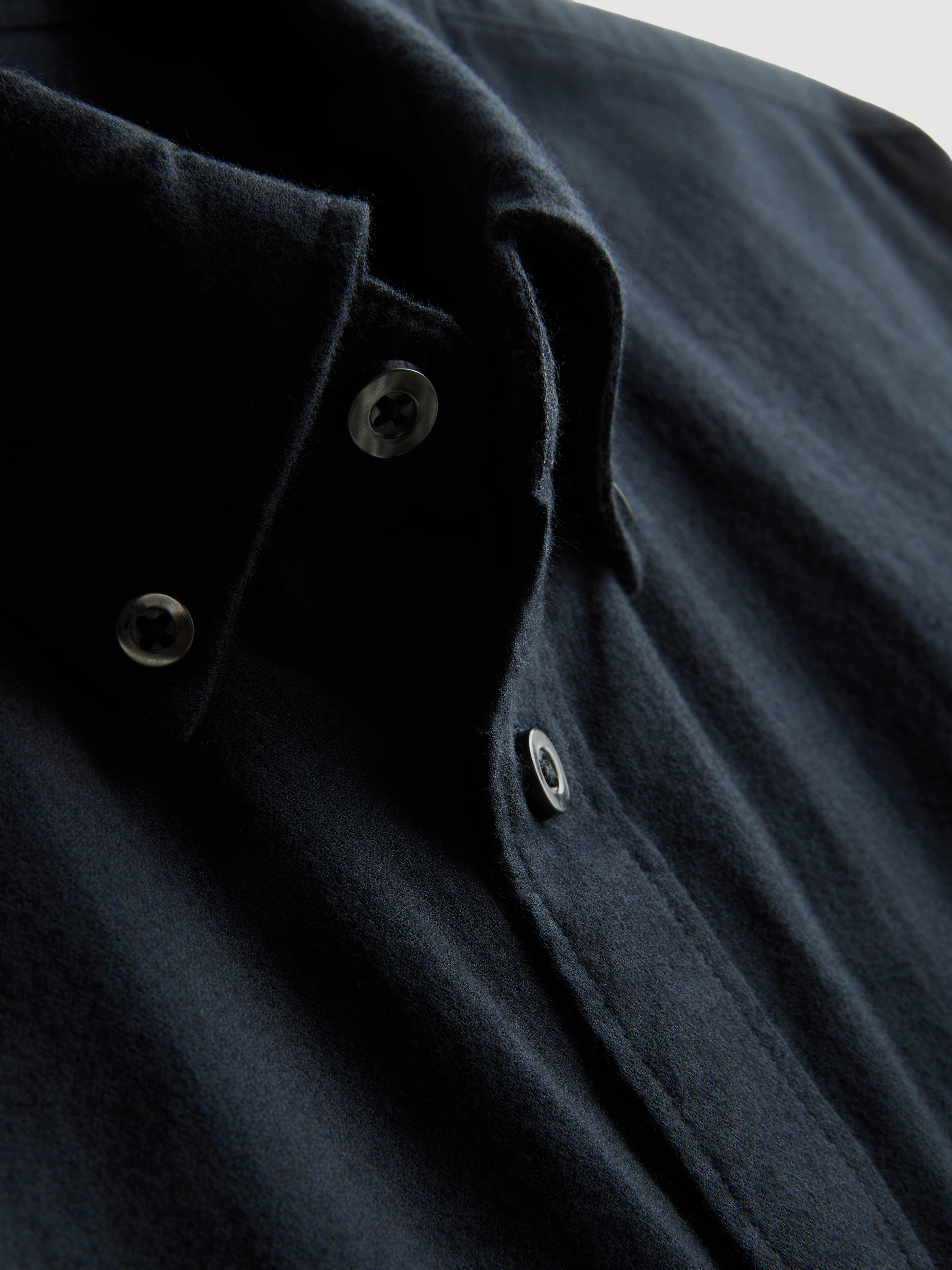 Pure Cotton Button-Down Shirt