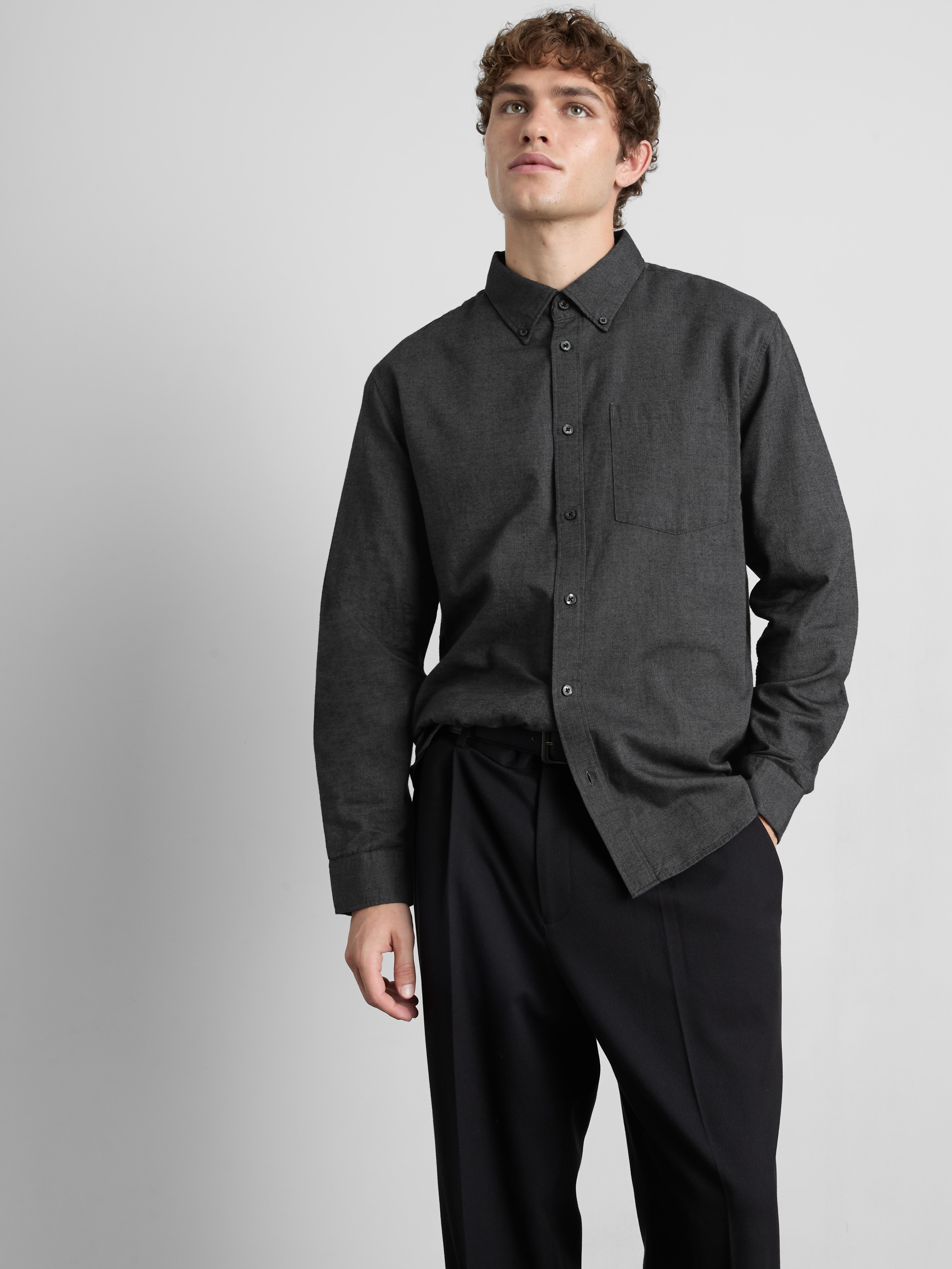 Pure Cotton Button-Down Shirt