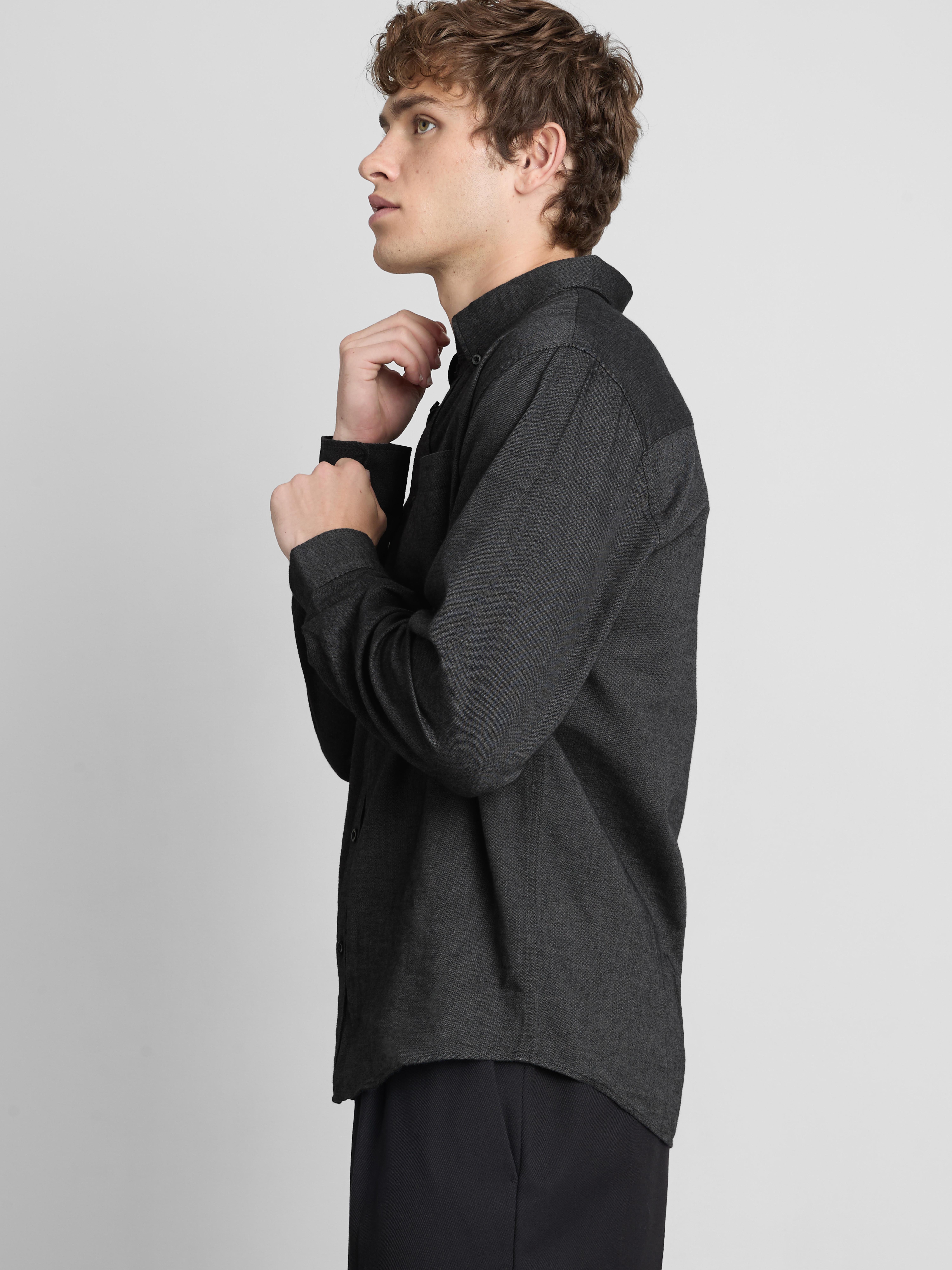 Pure Cotton Button-Down Shirt